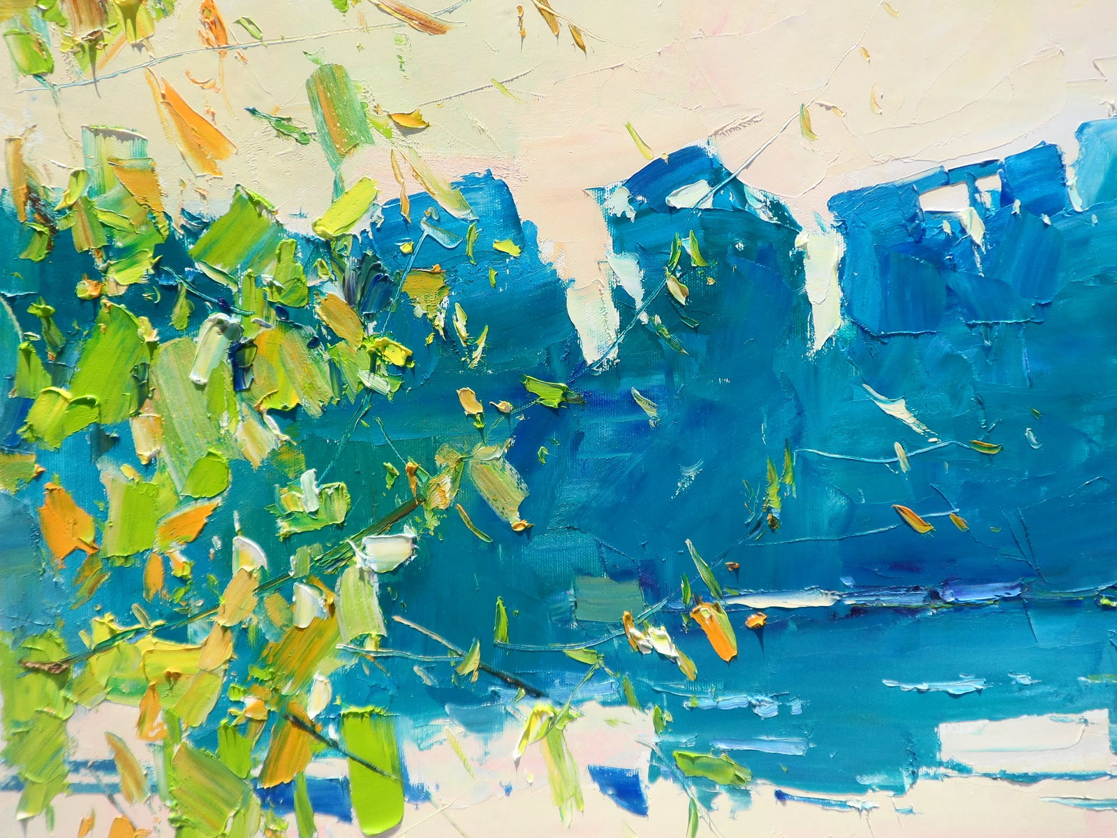 Oil painting Reflection of Water Yegor Dulin - 2