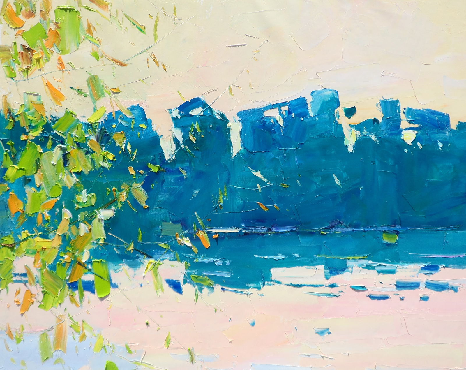 Oil painting Reflection of Water Yegor Dulin - 7