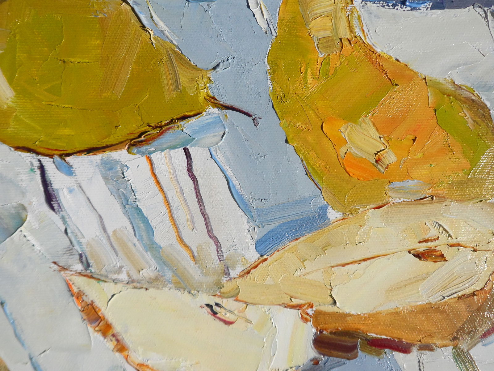 Oil painting Sweet pears on the table Yegor Dulin - 6