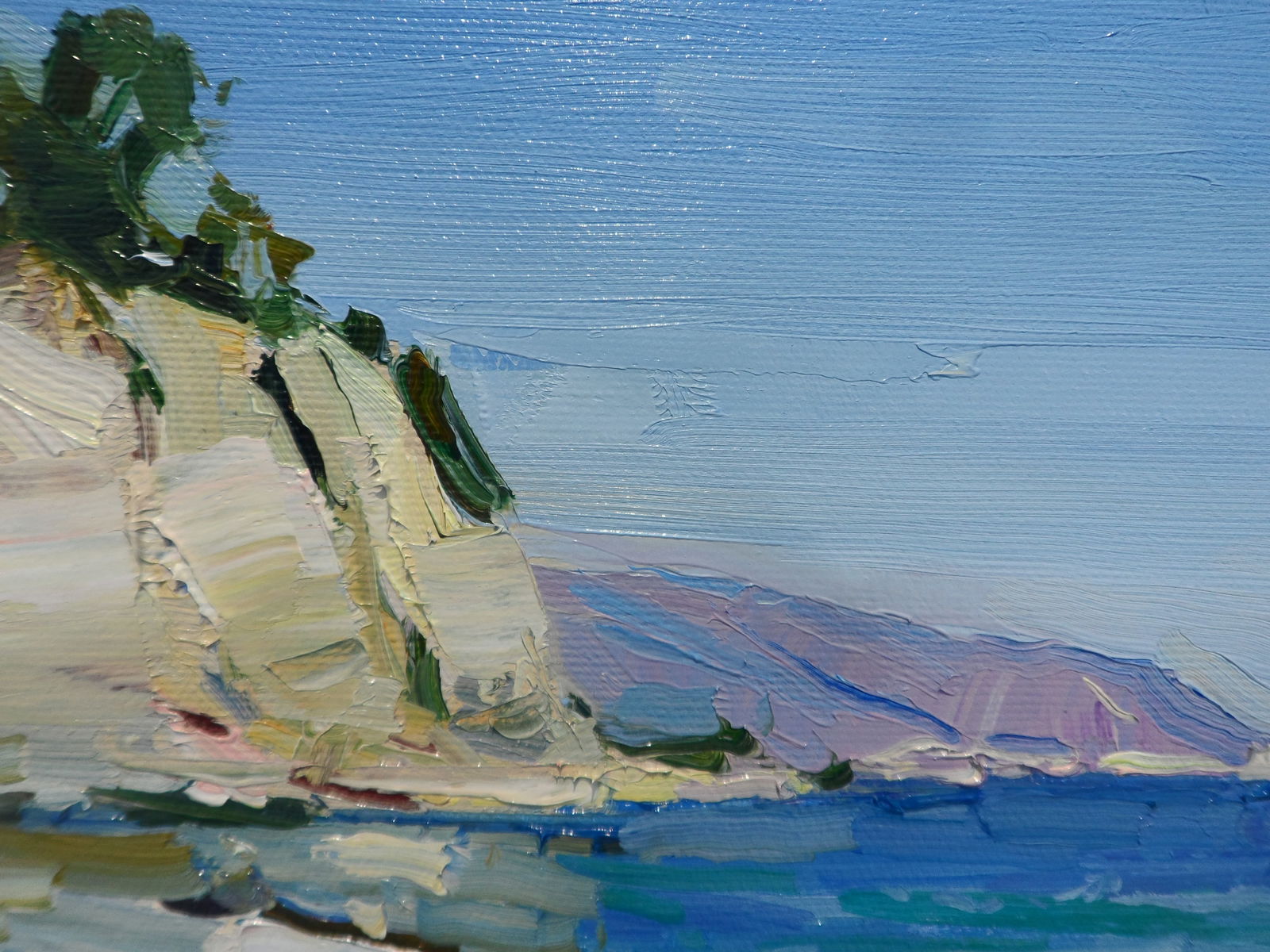 Oil painting Sunny Sea Early Morning Yegor Dulin - 7