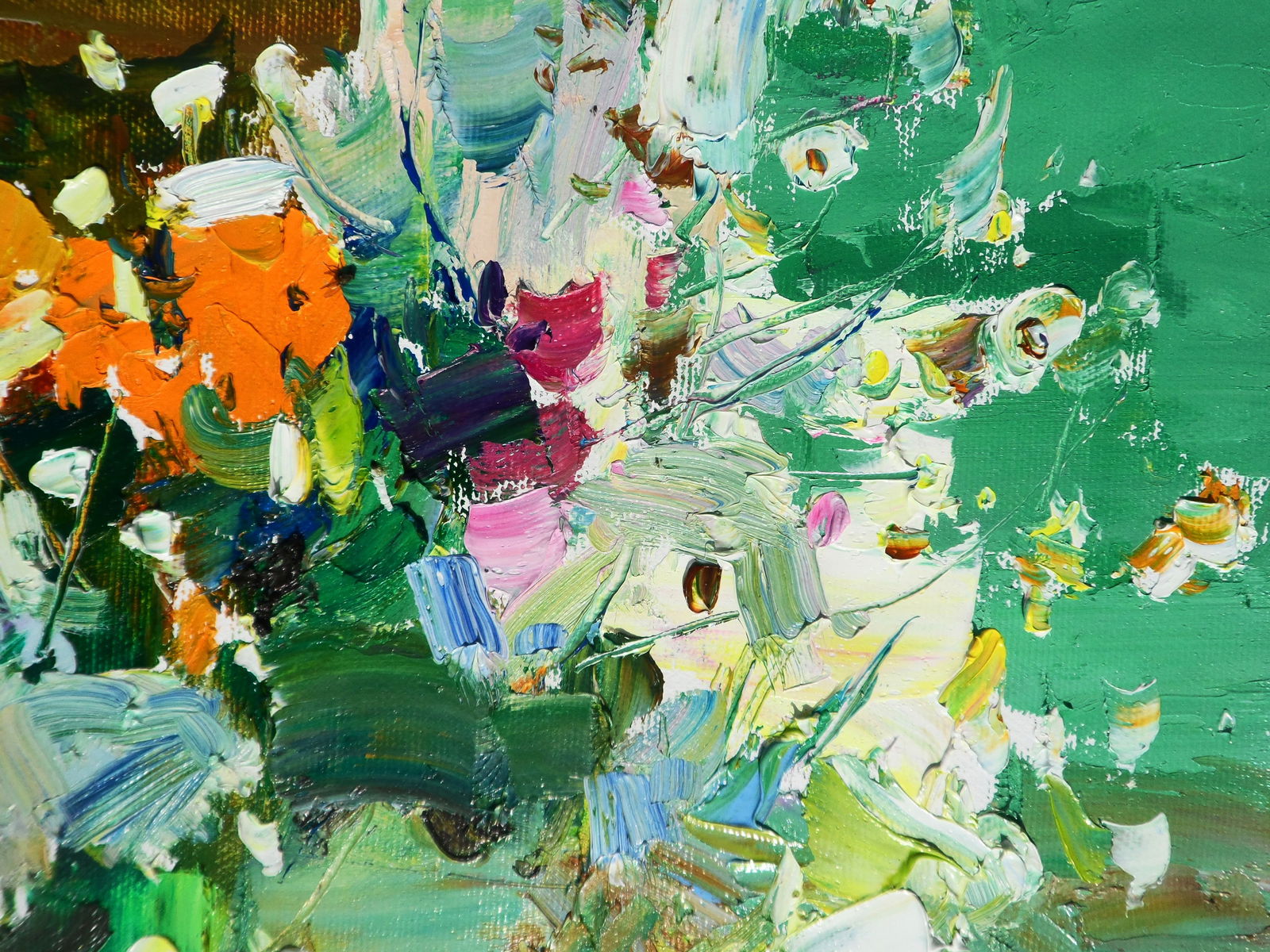 Oil painting Wildflowers in a Vase Yegor Dulin - 5