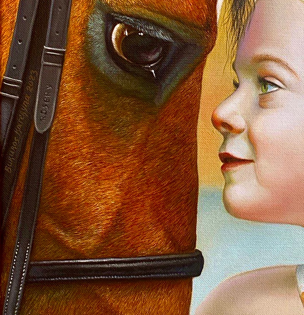 Oil painting Friendship Kateryna Bukuros - 4