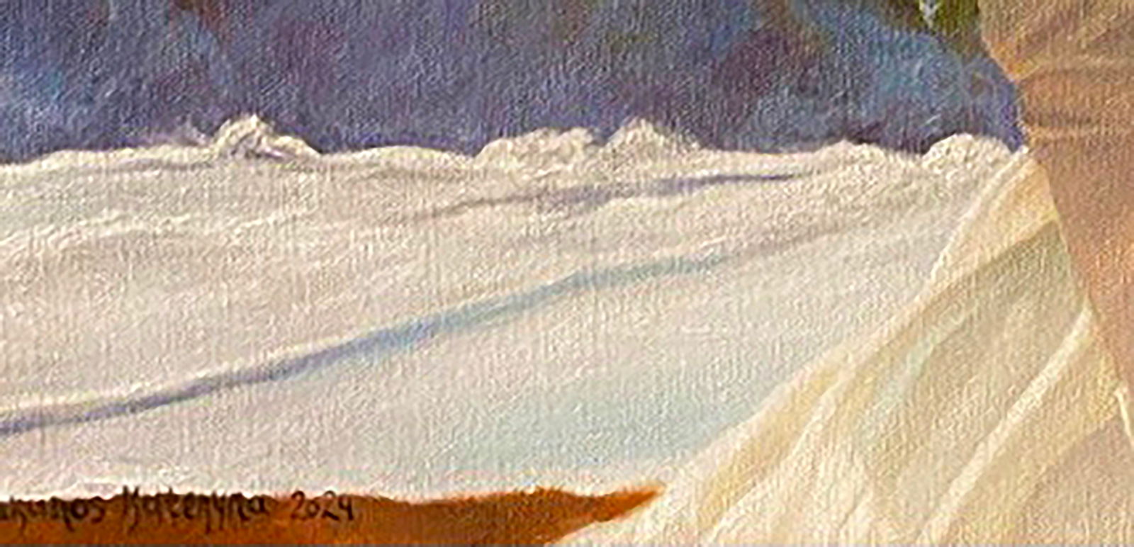 Oil painting Sea breeze Kateryna Bukuros - 8