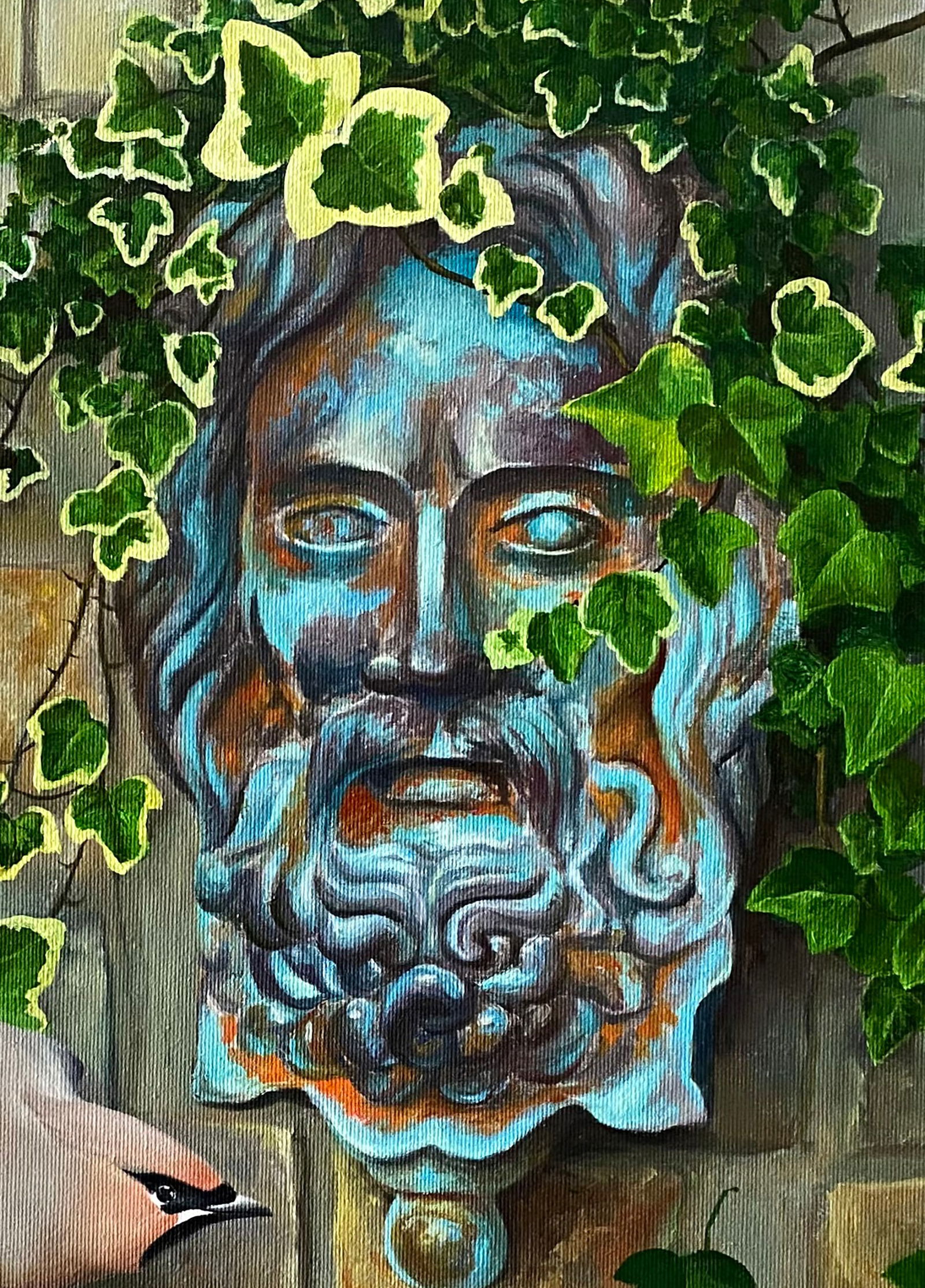 Oil painting Ancient Garden Kateryna Bukuros - 10