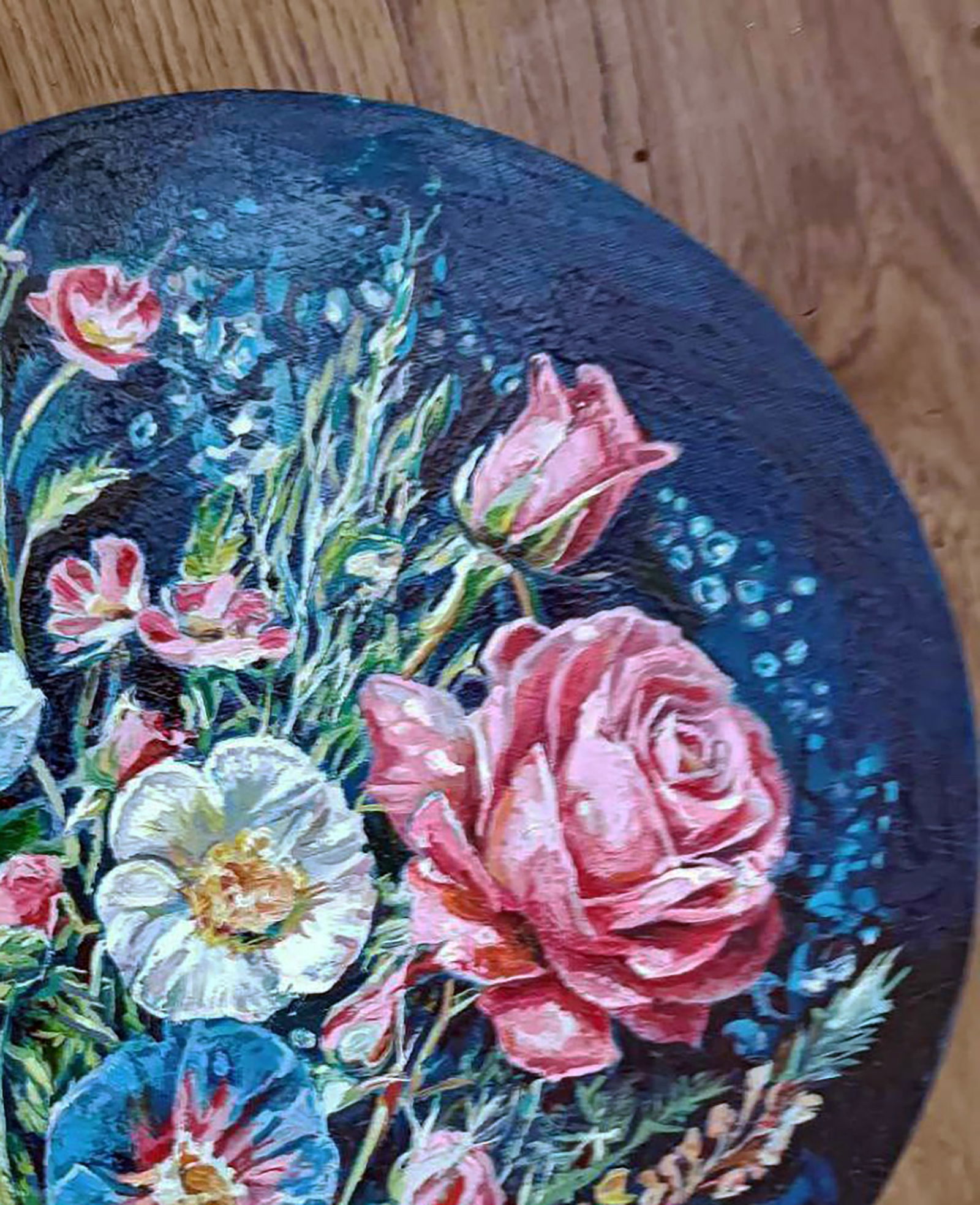 Oil painting A bouquet from the garden Elena Yurko - 3