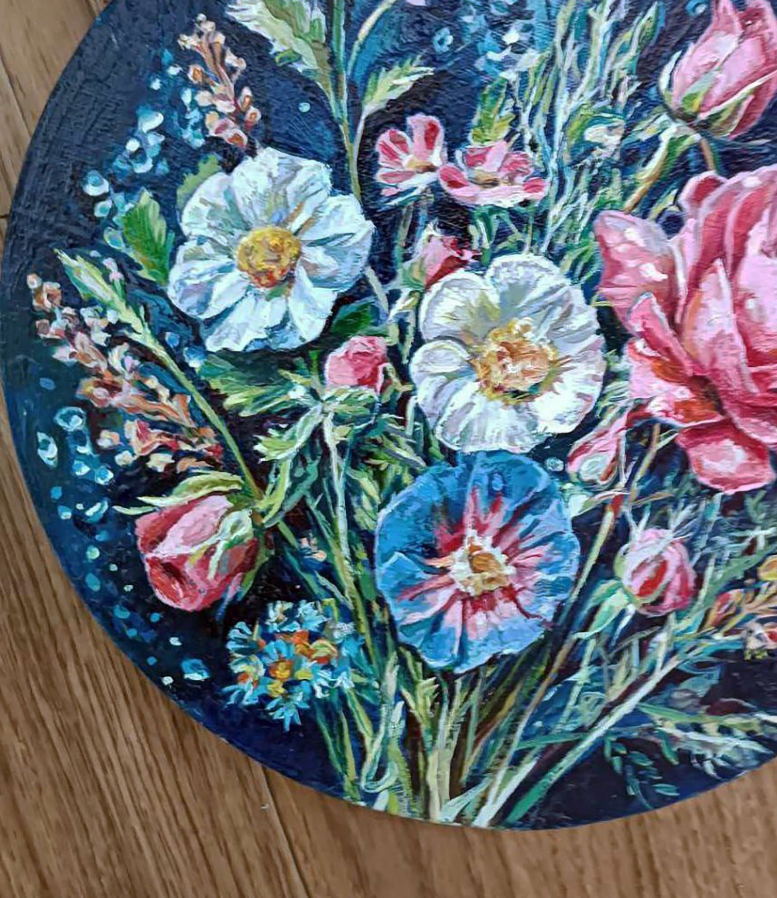 Oil painting A bouquet from the garden Elena Yurko - 4