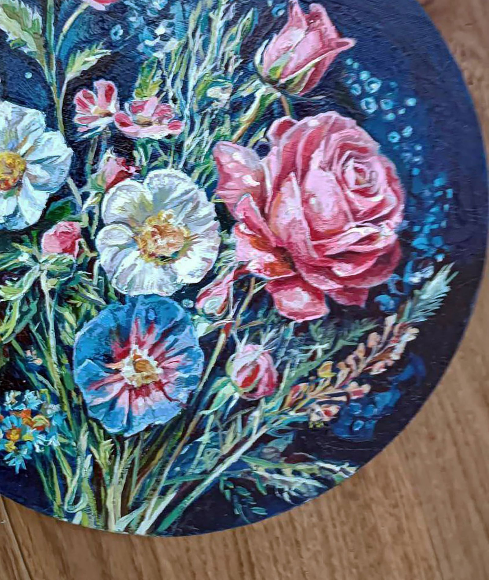 Oil painting A bouquet from the garden Elena Yurko - 5