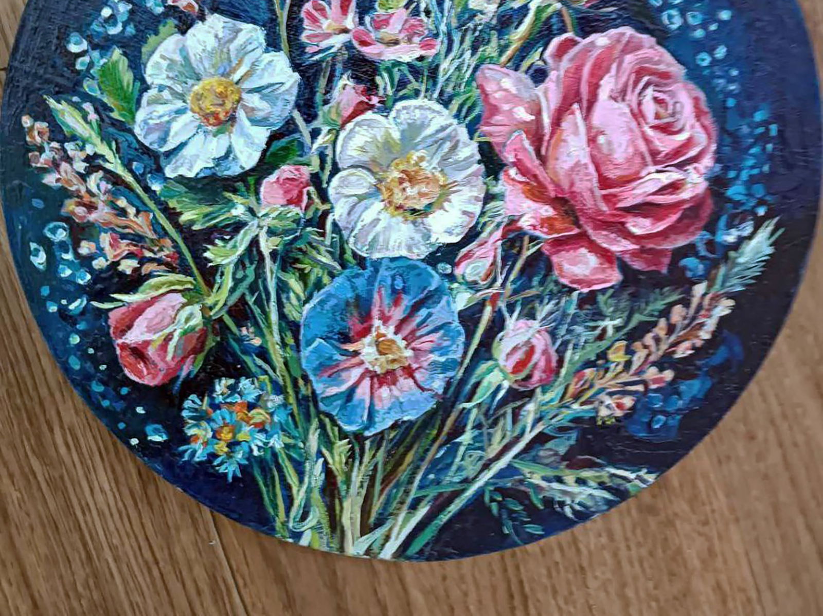 Oil painting A bouquet from the garden Elena Yurko - 6