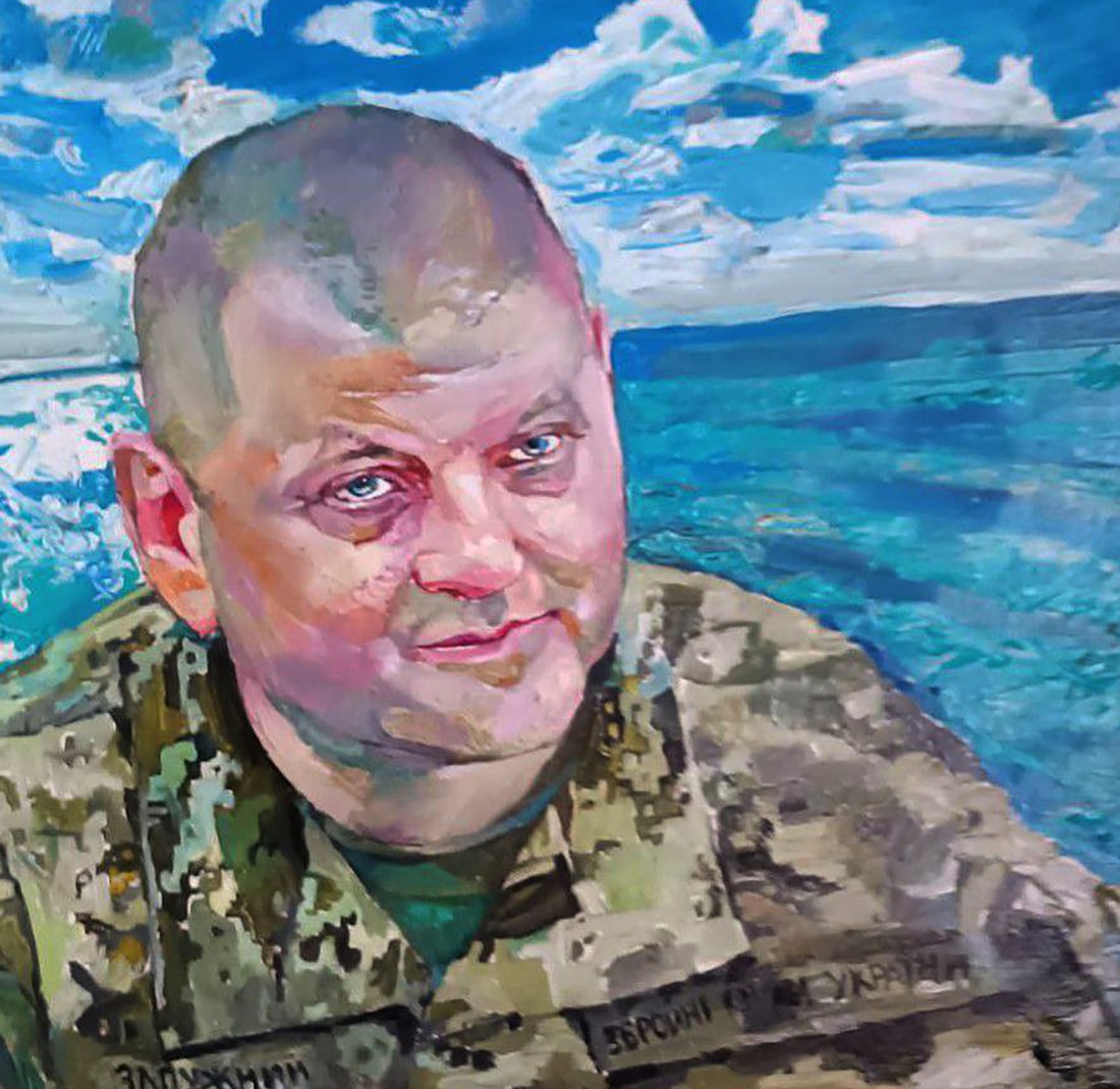 Oil painting Portrait of Valery Zaluzhny Elena Yurko - 5