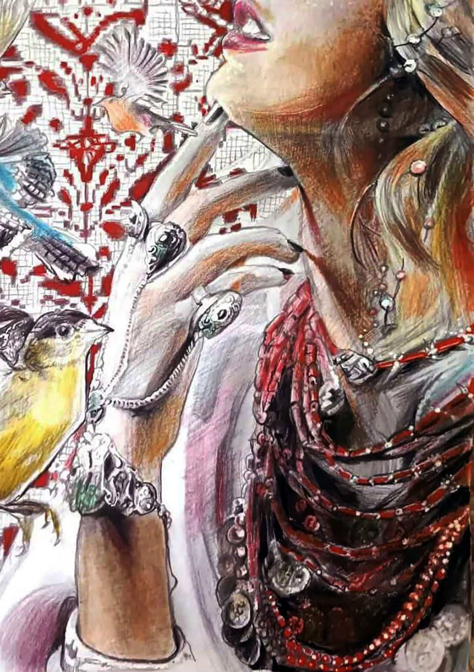 Color pencil painting Dreams of happiness Elena Yurko - 5