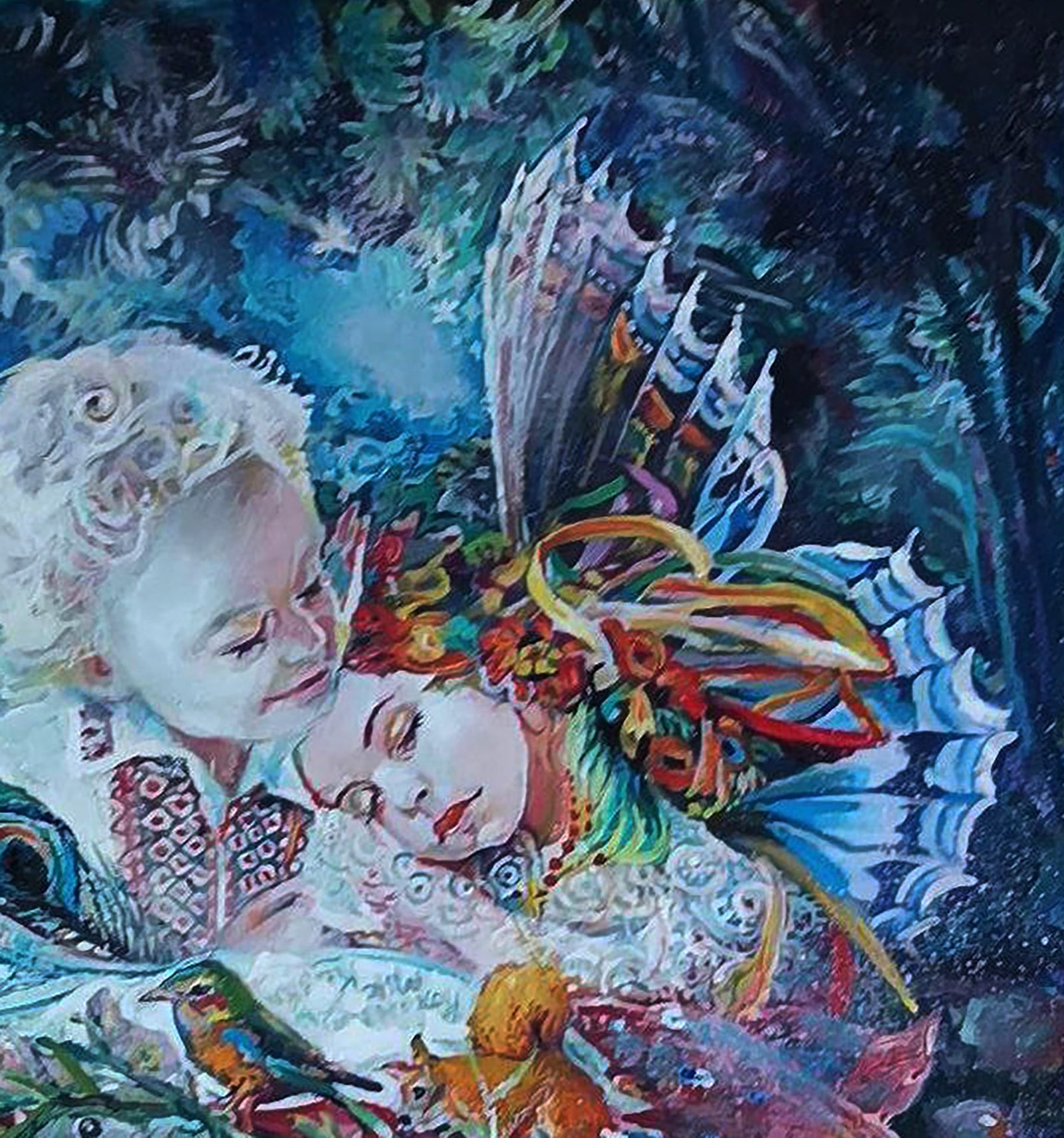 Oil painting Fairytale forest in dreams Elena Yurko - 3