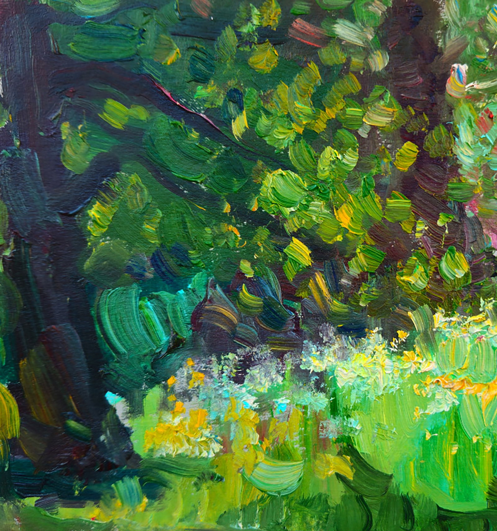 Oil painting In the Forest Park Yuri Shkrob - 7