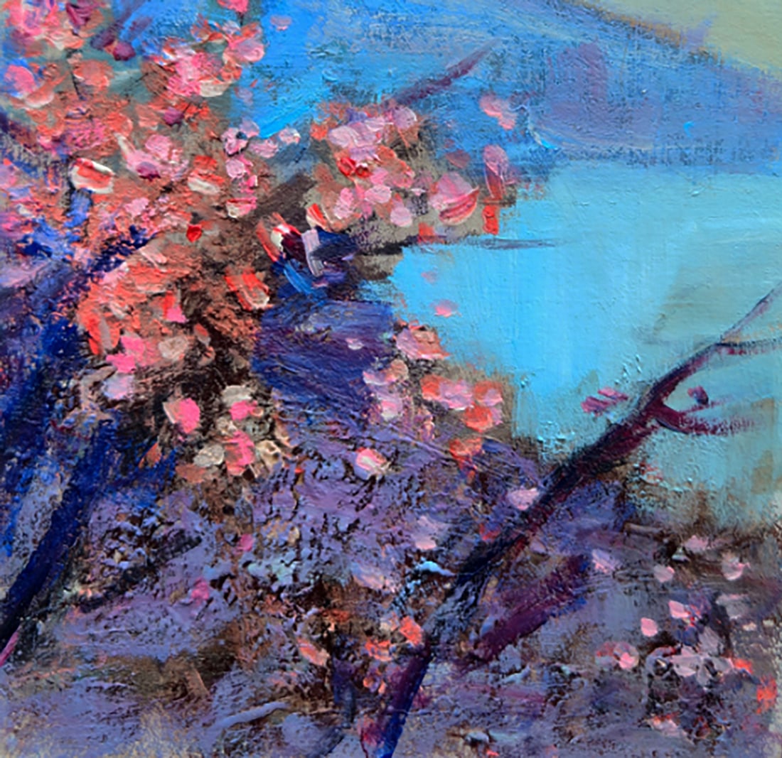 Oil painting Spring in the mountains Yuri Shkrob - 7