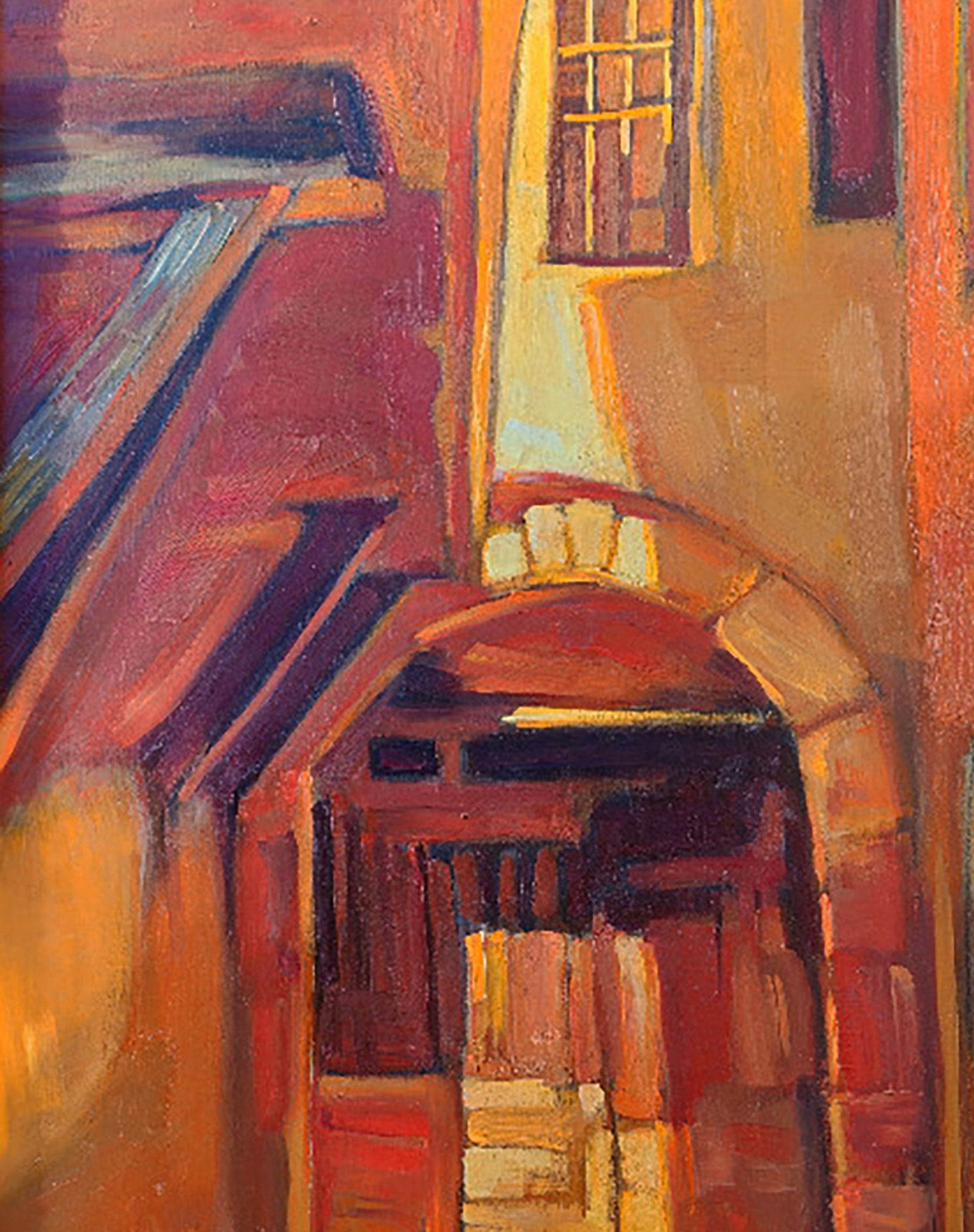 Oil painting The Ninth Gate of the Old City Yuri Shkrob - 2