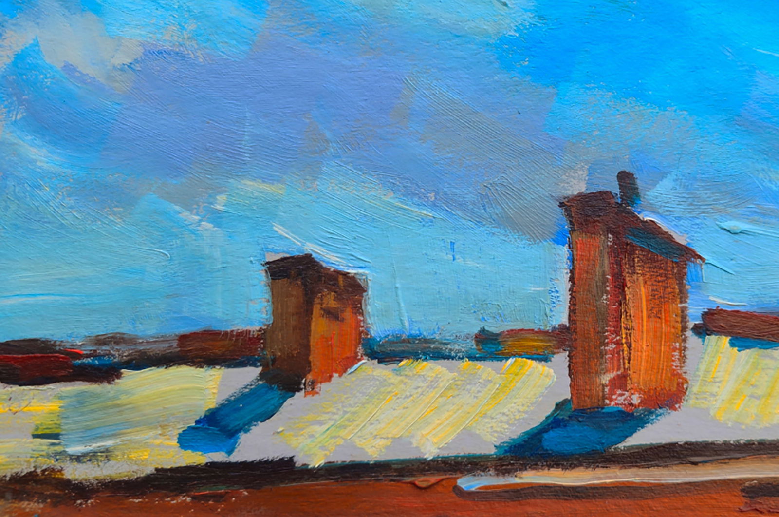 Oil painting The long awaited spring Yuri Shkrob - 4