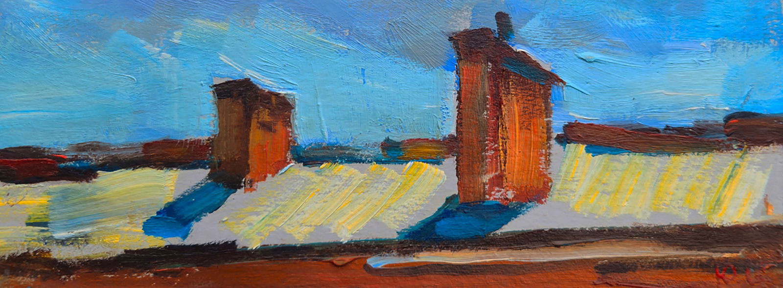 Oil painting The long awaited spring Yuri Shkrob - 7