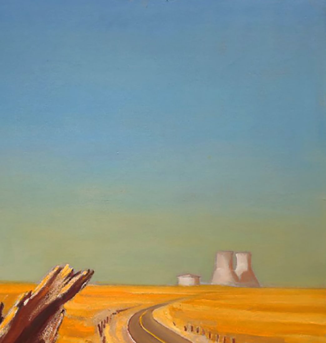 Oil painting Road in the desert Yuri Shkrob - 3