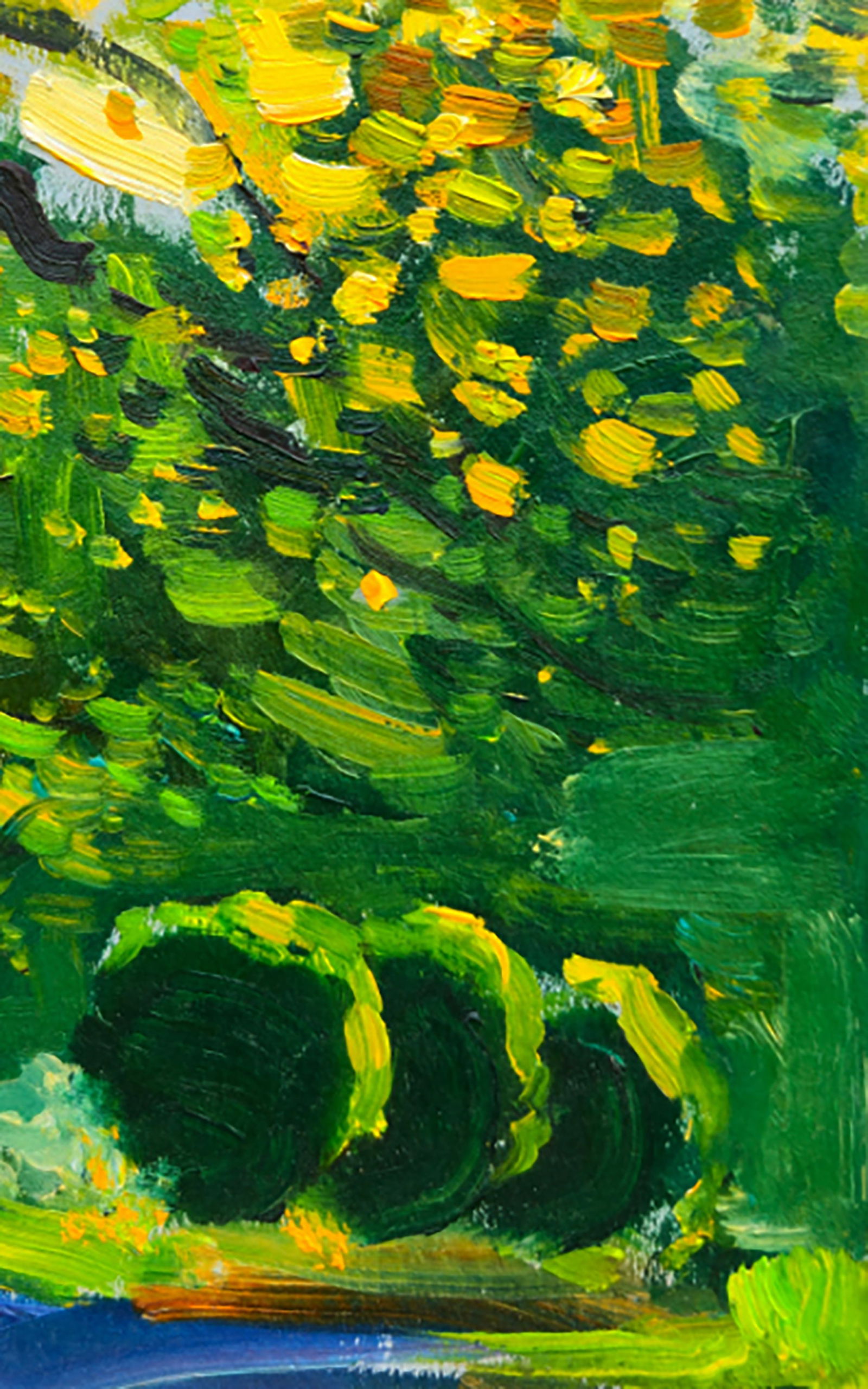 Oil painting Getting lost in the park Yuri Shkrob - 5