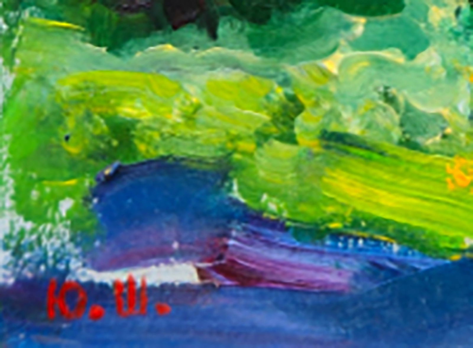 Oil painting Getting lost in the park Yuri Shkrob - 6