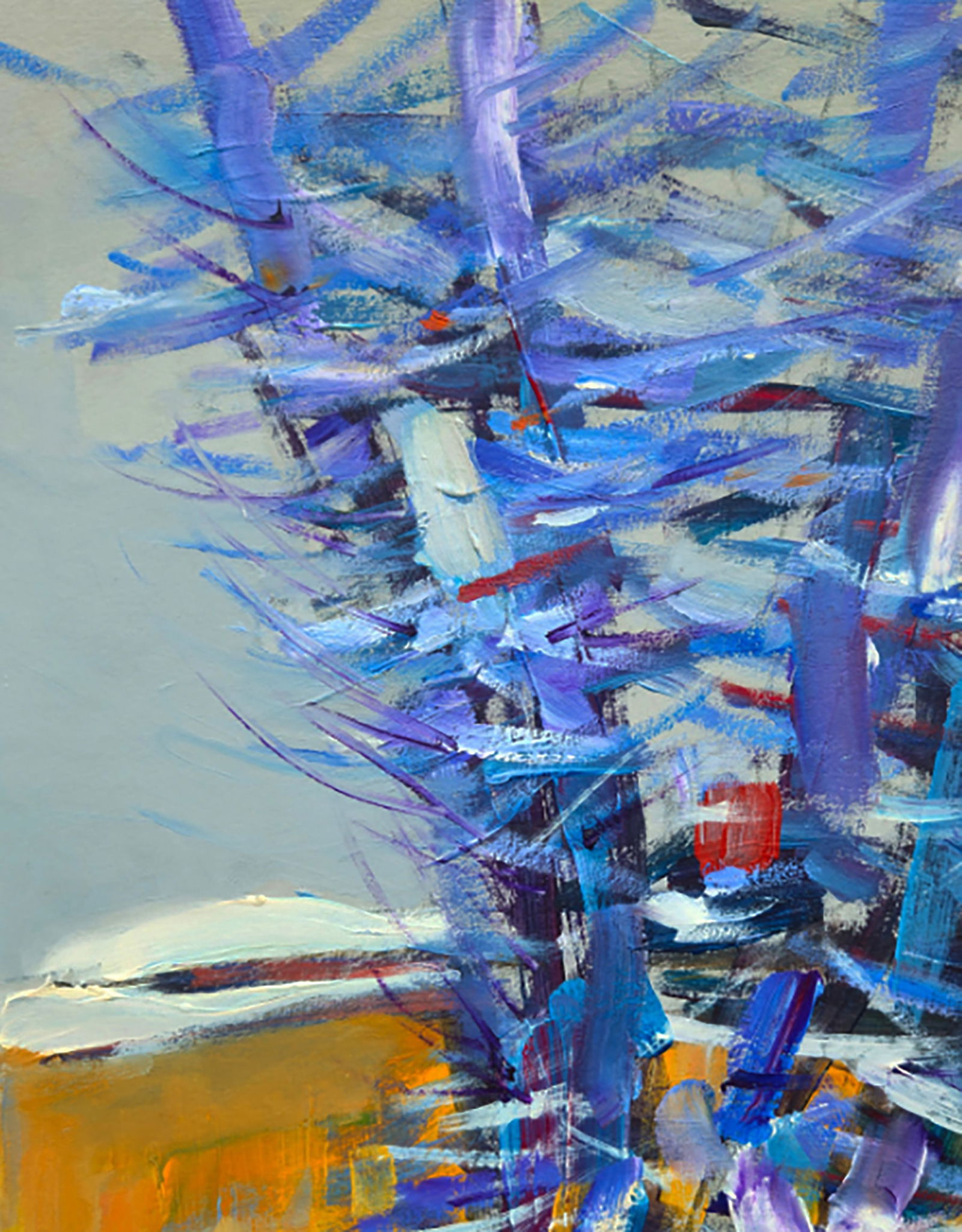 Oil painting Winter morning in the Village Yuri Shkrob - 2