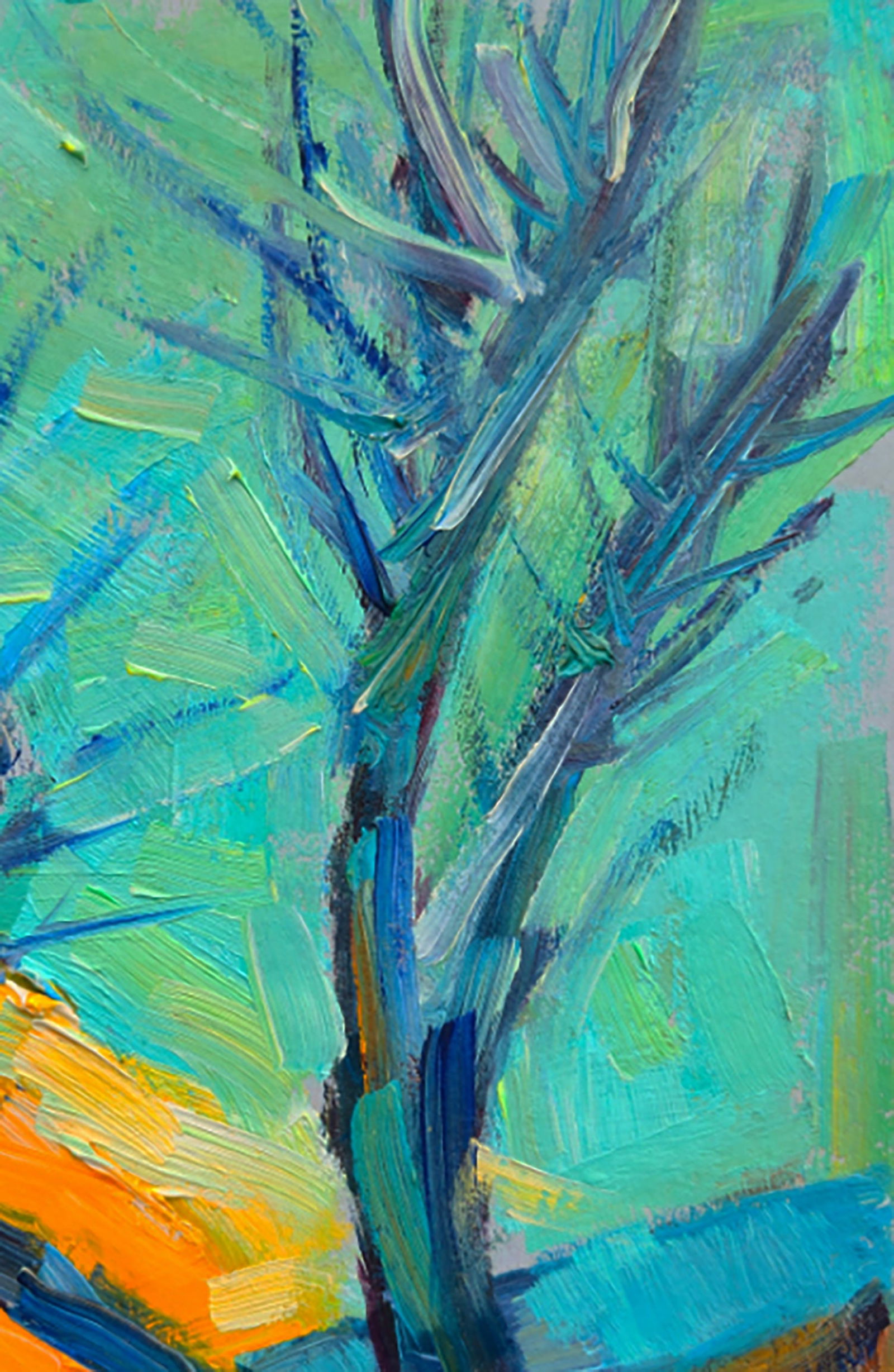 Oil painting Winter morning outside the window Yuri Shkrob - 3