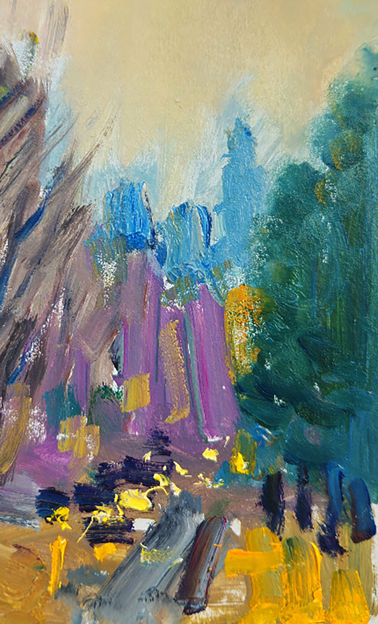 Oil painting In the evening in the Forest Yuri Shkrob - 5