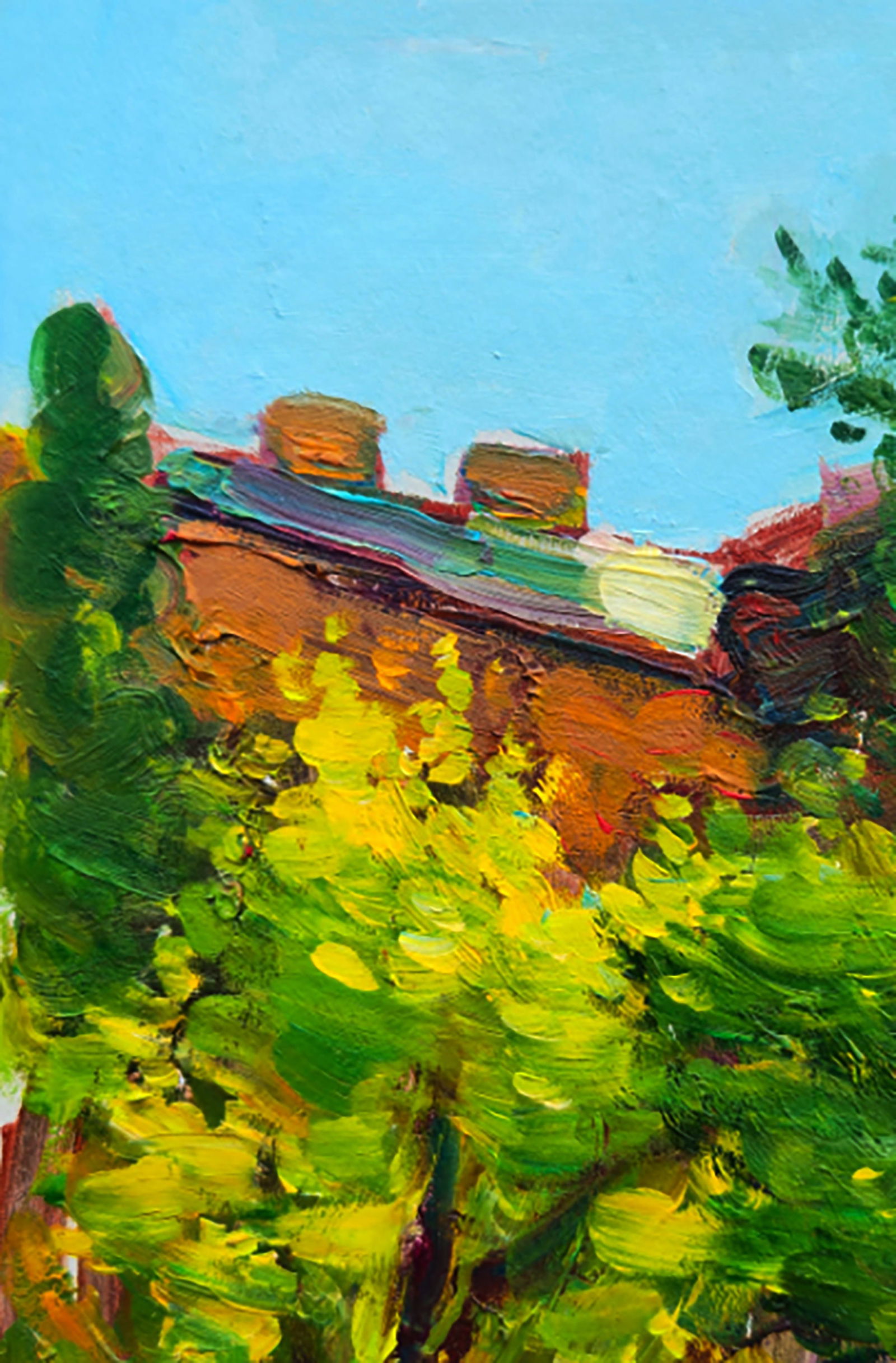 Oil painting The first day of summer Yuri Shkrob - 2