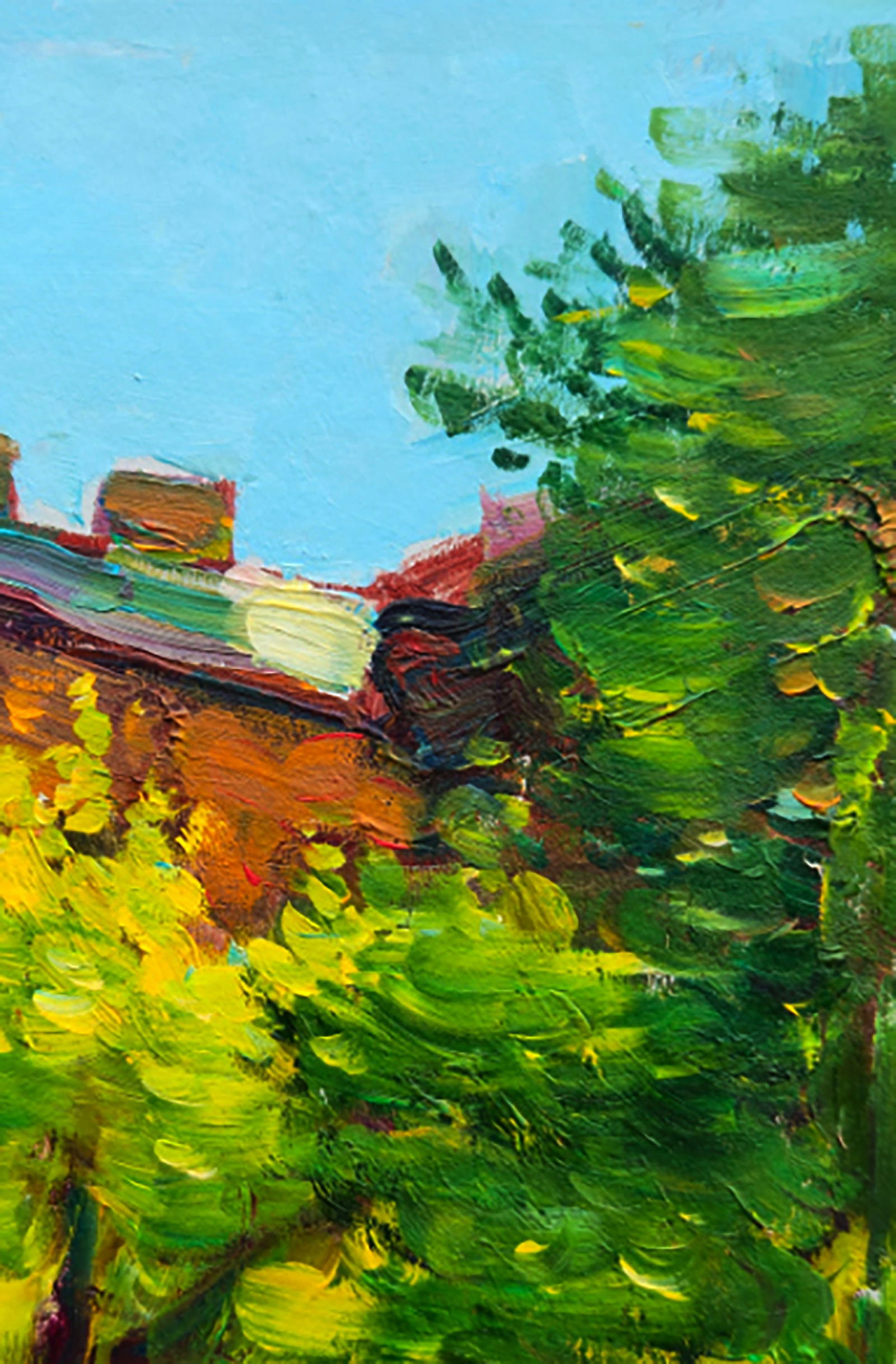 Oil painting The first day of summer Yuri Shkrob - 3