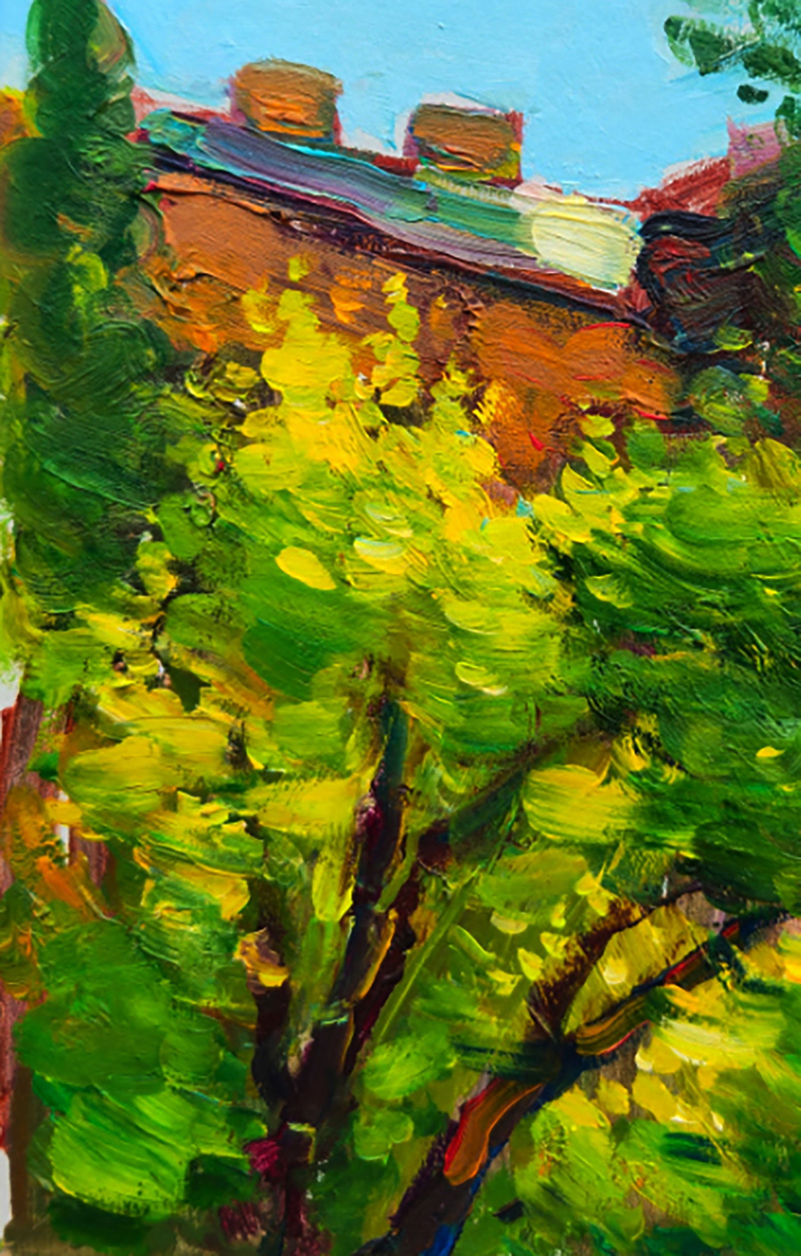 Oil painting The first day of summer Yuri Shkrob - 4