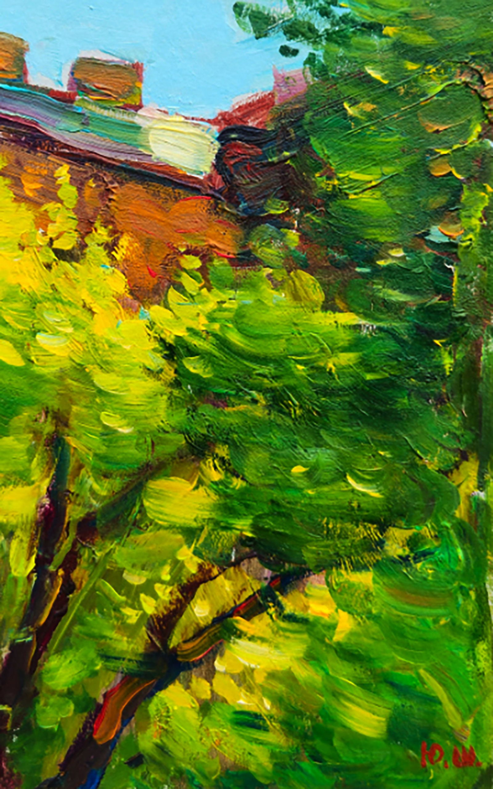 Oil painting The first day of summer Yuri Shkrob - 5