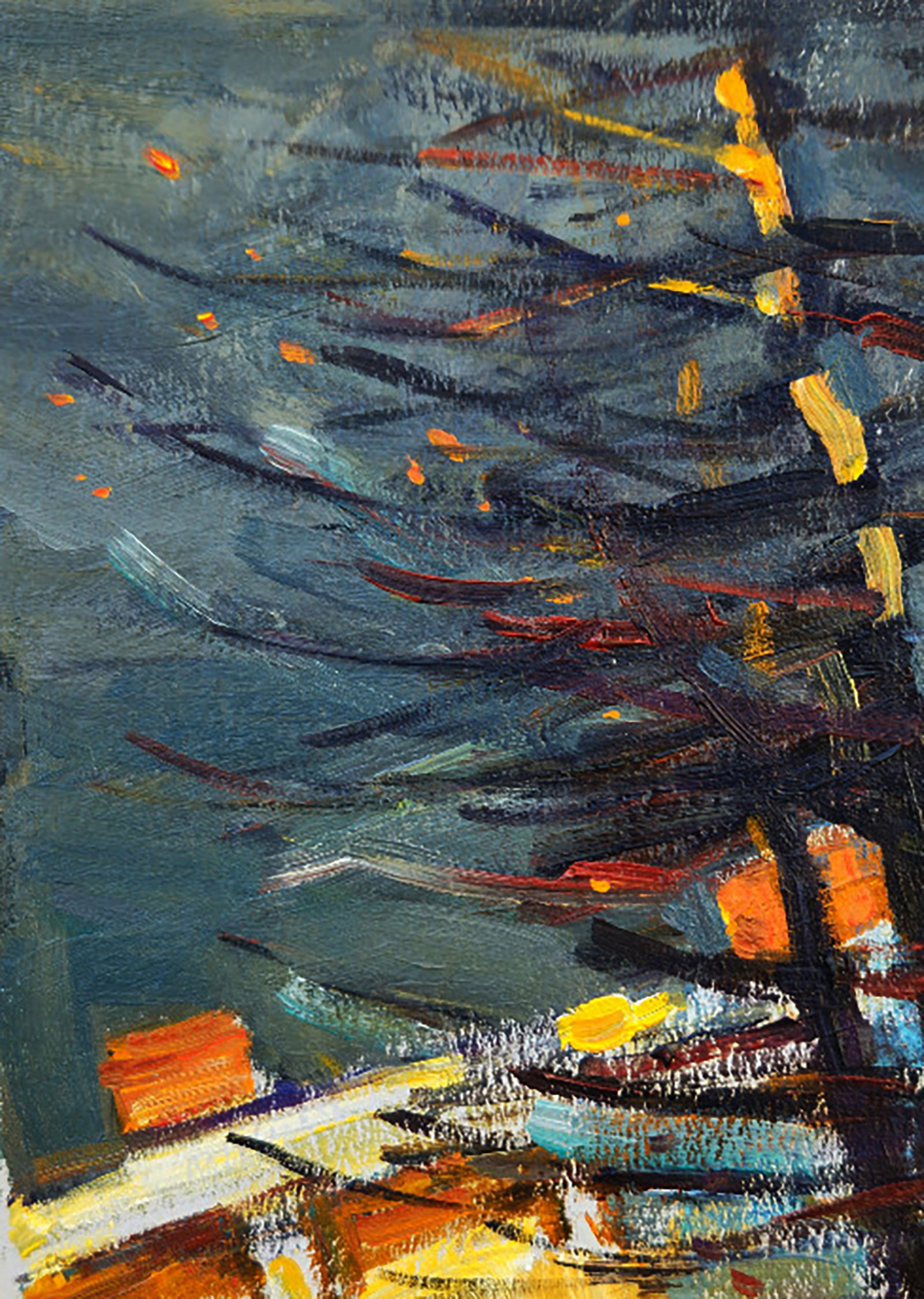 Oil painting Before the storm Yuri Shkrob - 2