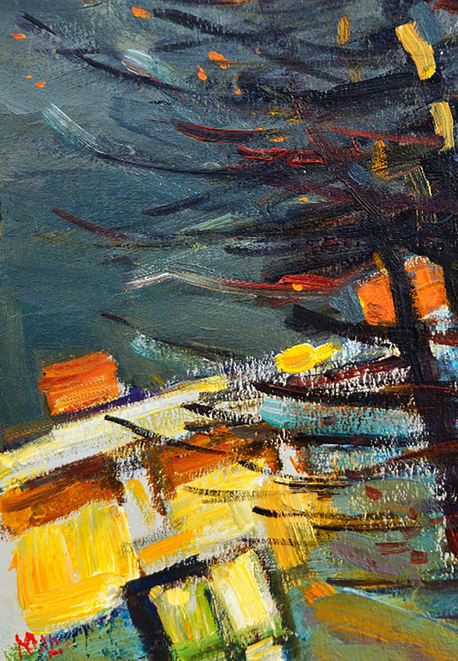 Oil painting Before the storm Yuri Shkrob - 4