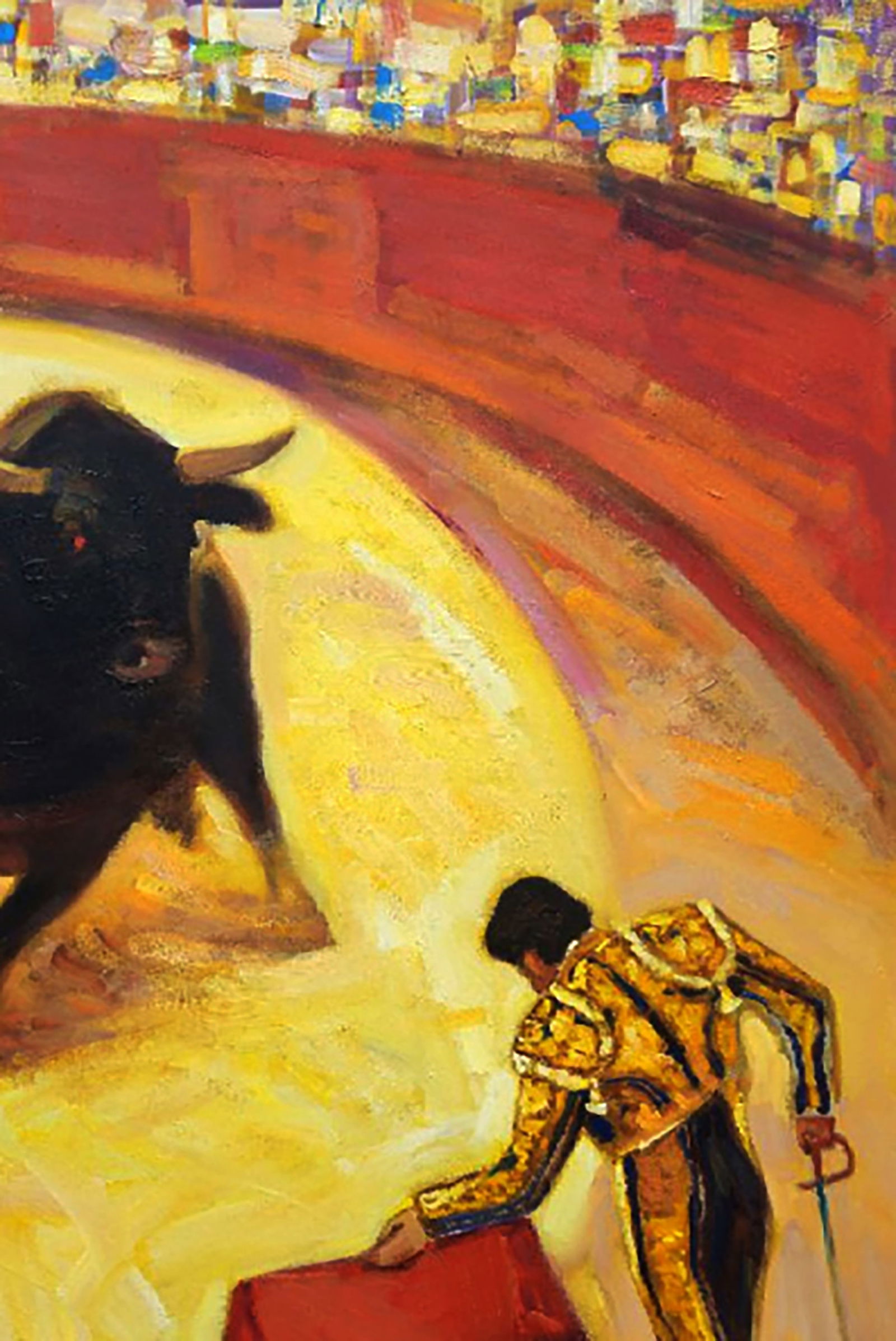 Oil painting Matador fight in the arena Yuri Shkrob - 3