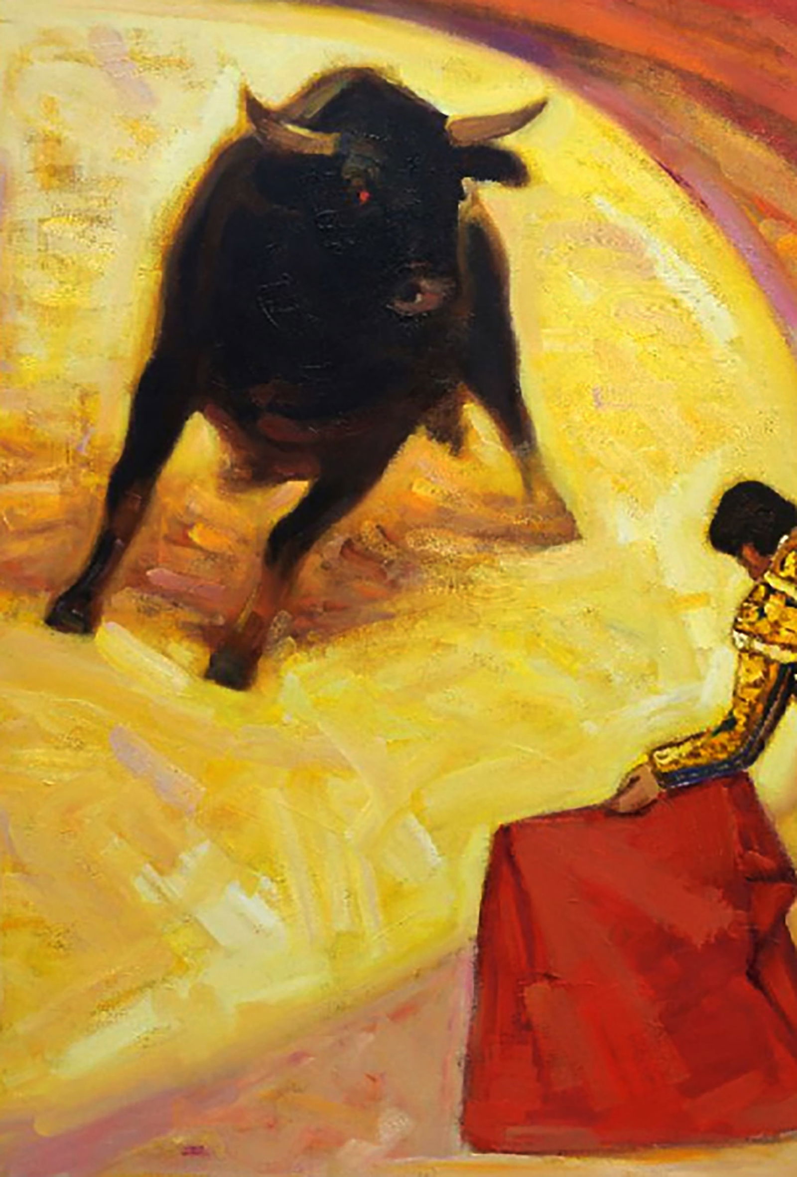 Oil painting Matador fight in the arena Yuri Shkrob - 4