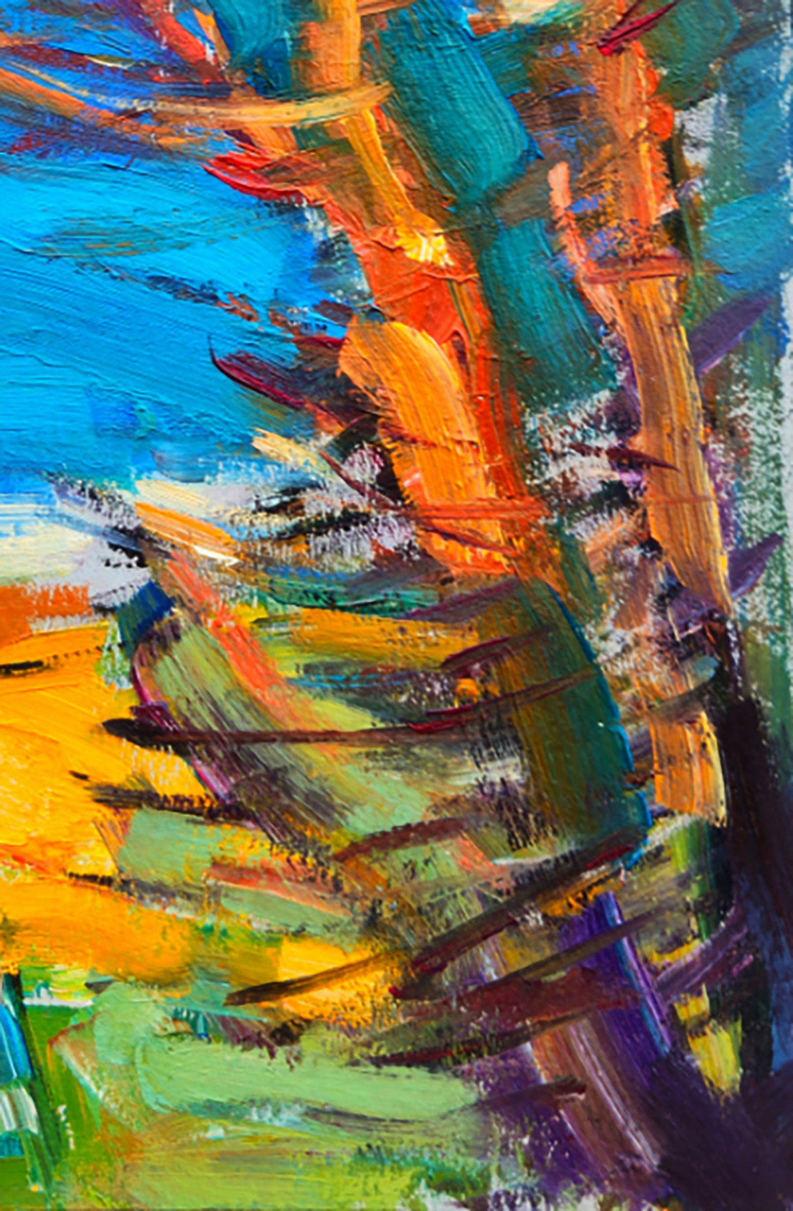 Oil painting Sunny summer morning Yuri Shkrob - 5