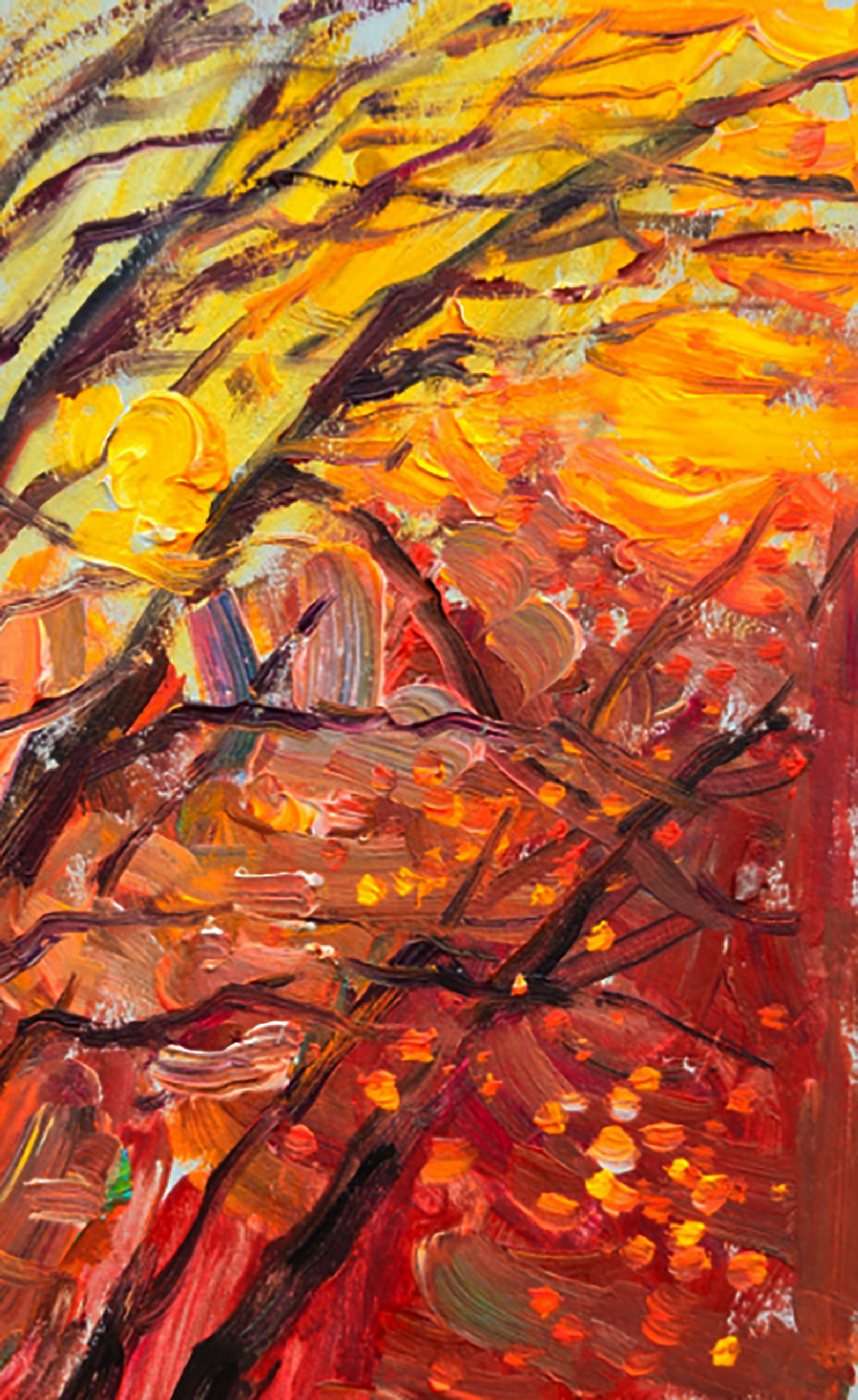 Oil painting The sun of the fading day Yuri Shkrob - 3