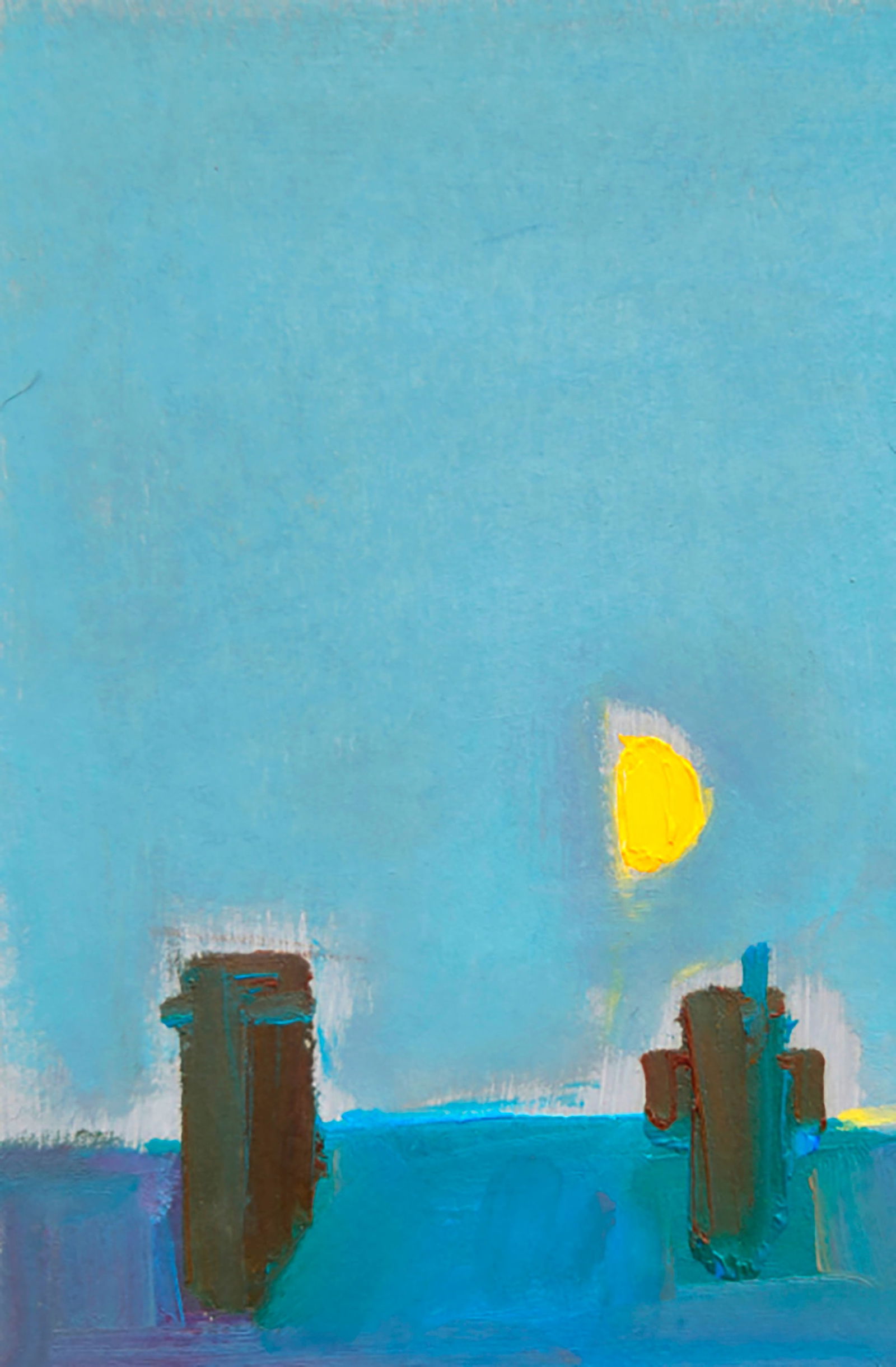 Oil painting Twilight before the moon Yuri Shkrob - 2