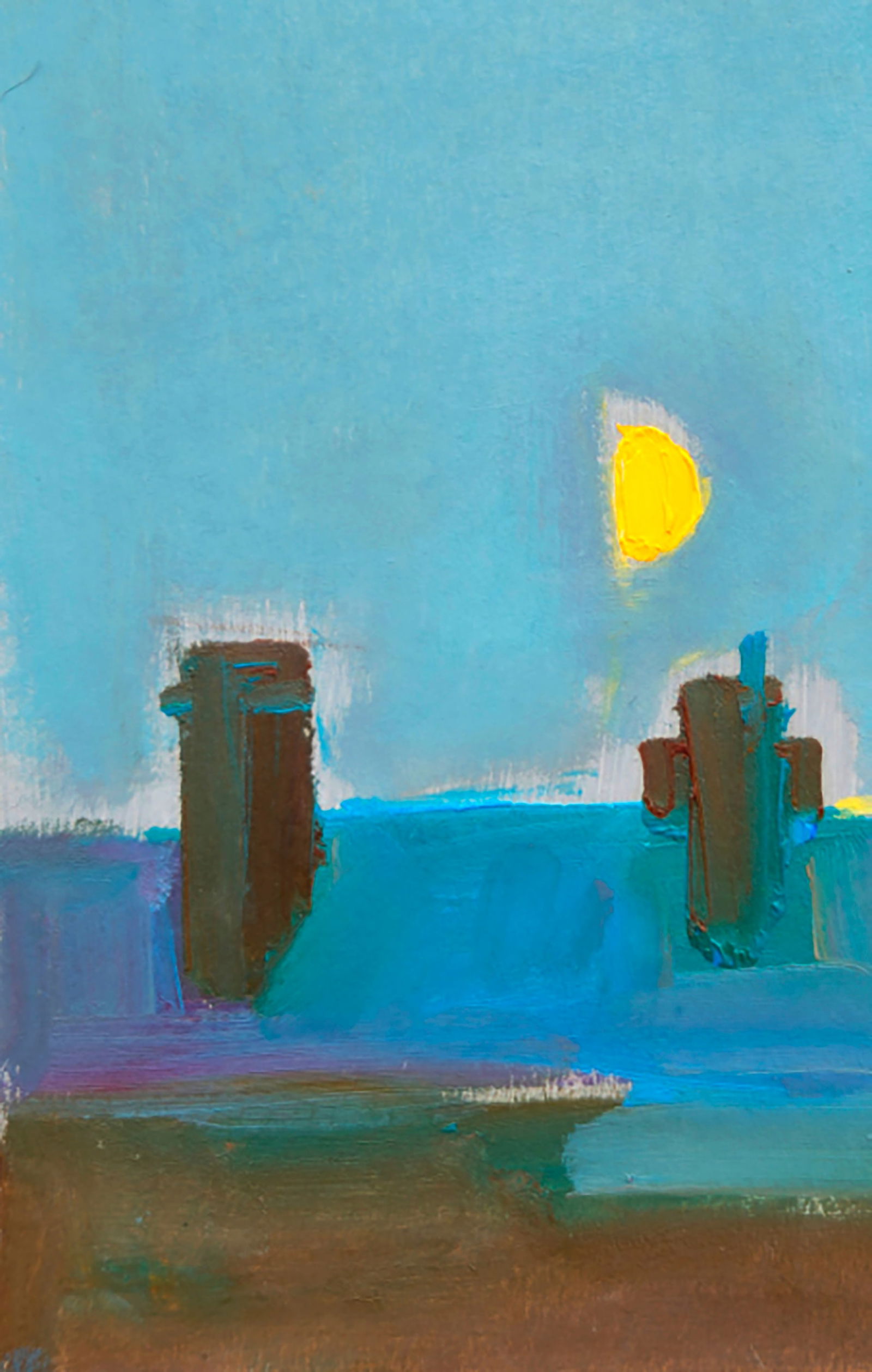 Oil painting Twilight before the moon Yuri Shkrob - 4