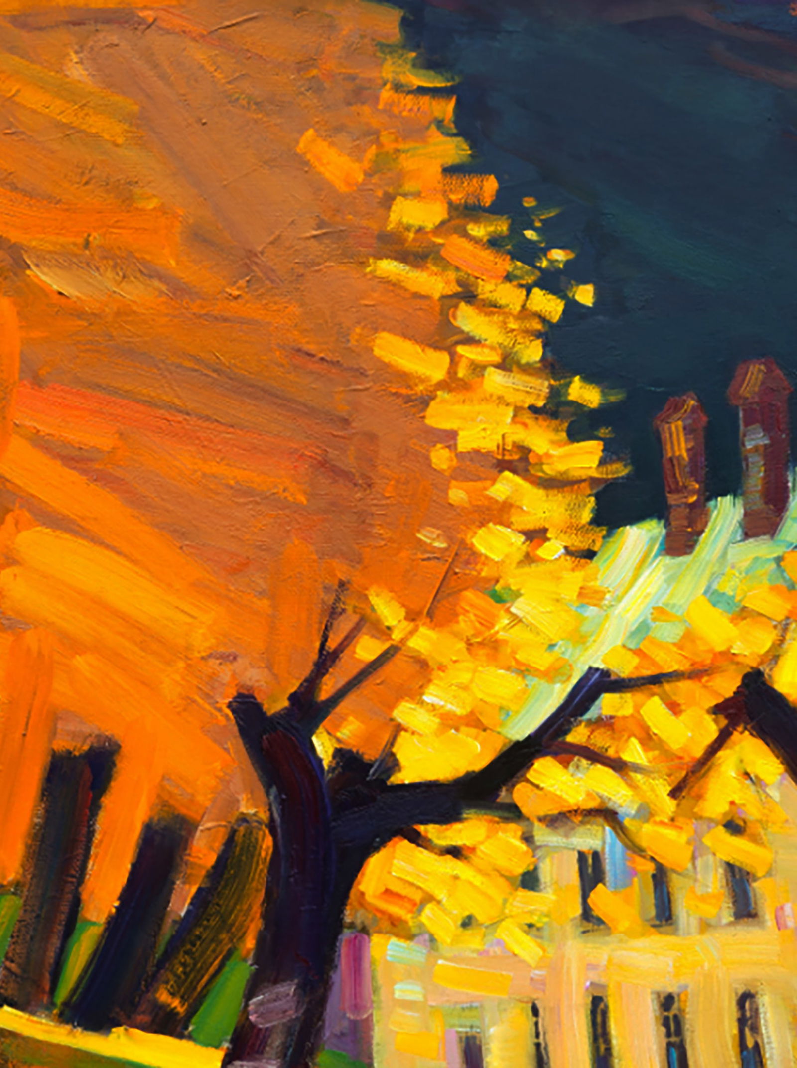 Oil painting Triumph of Autumn Yuri Shkrob - 2