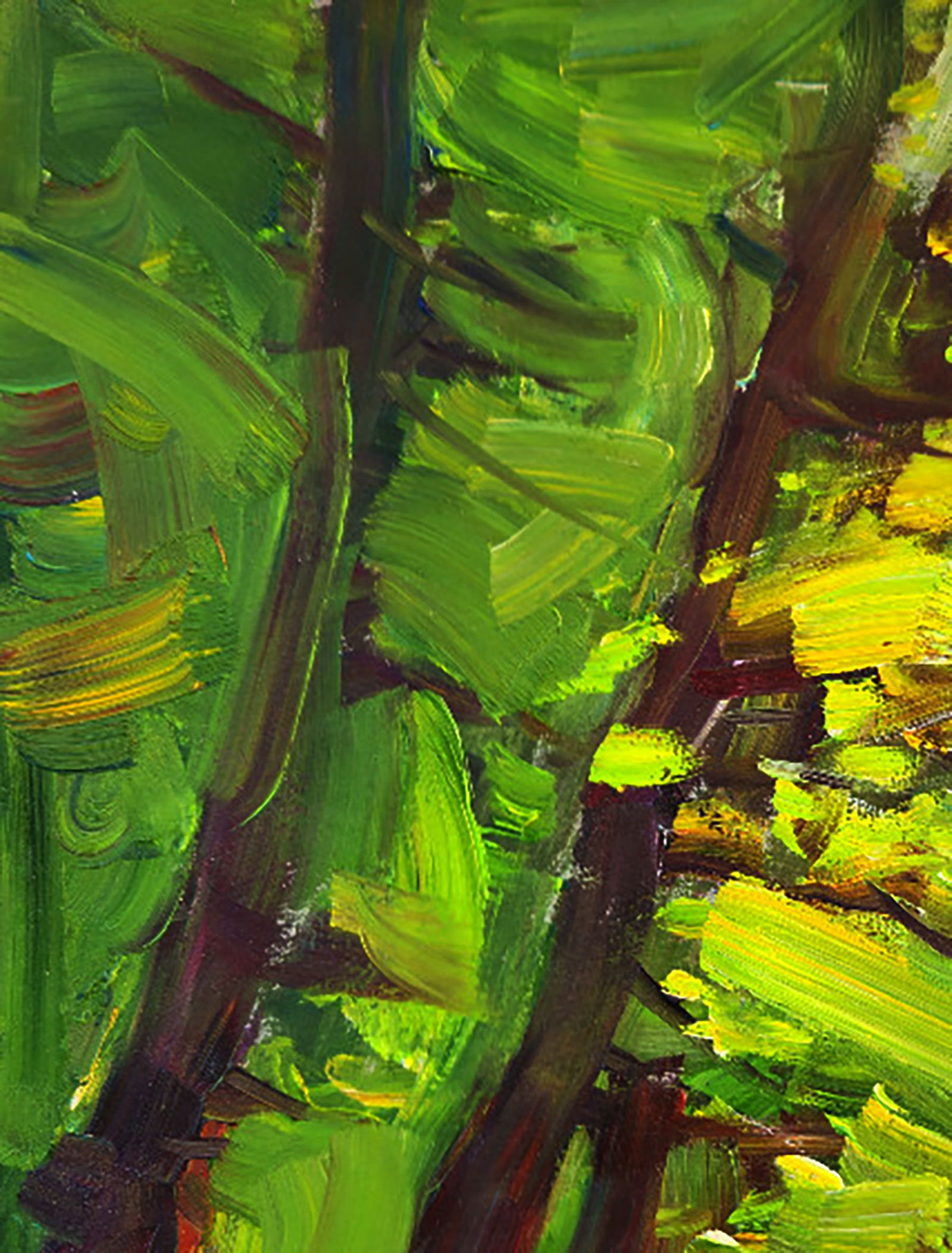 Oil painting Morning in the park Yuri Shkrob - 2