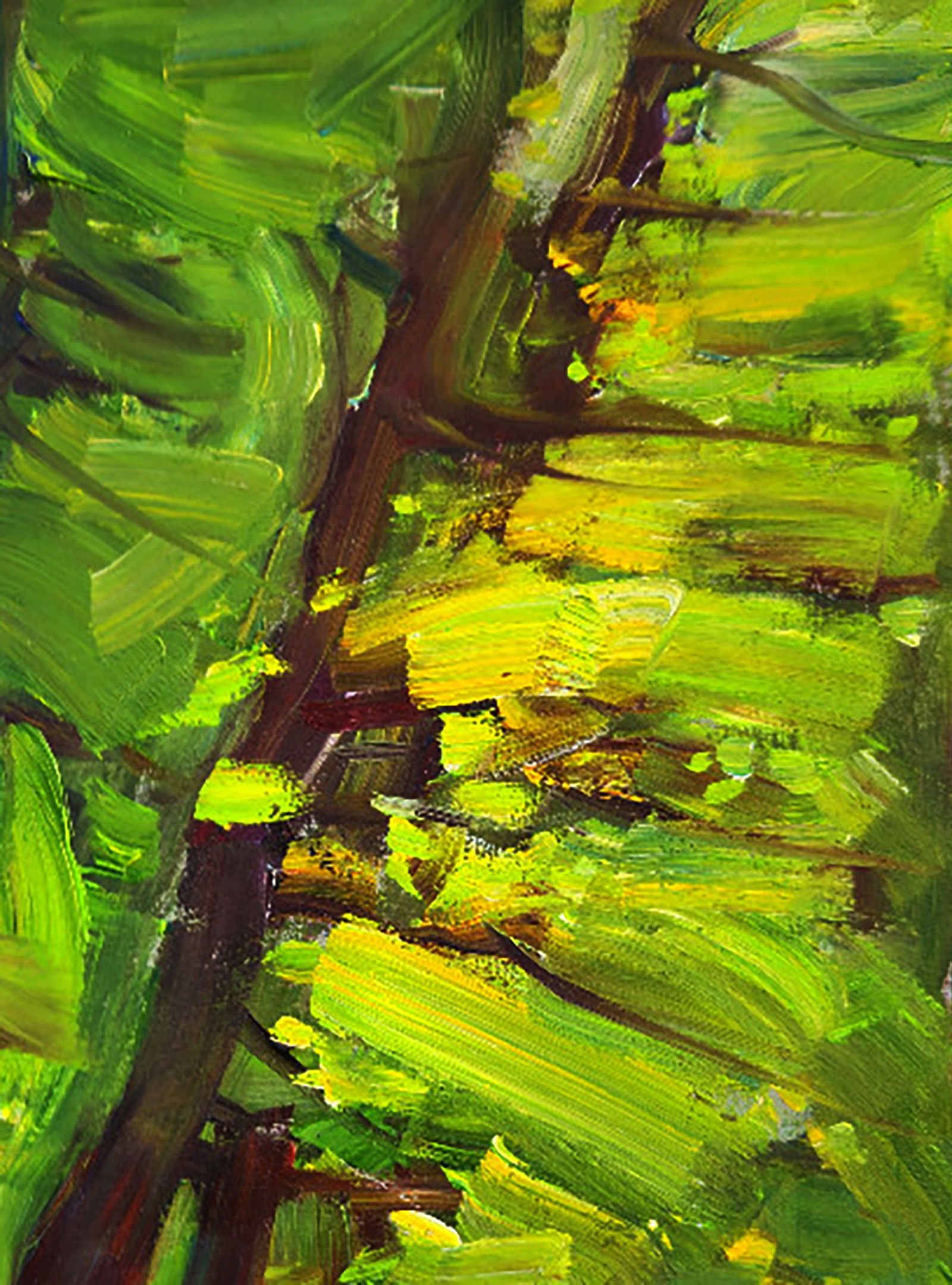 Oil painting Morning in the park Yuri Shkrob - 3