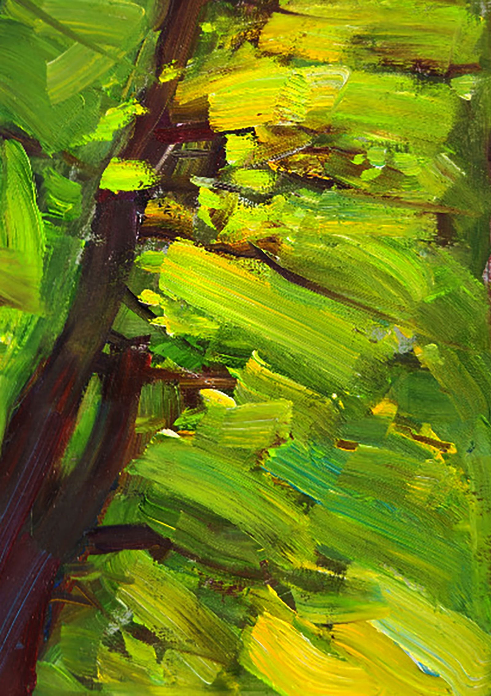 Oil painting Morning in the park Yuri Shkrob - 5