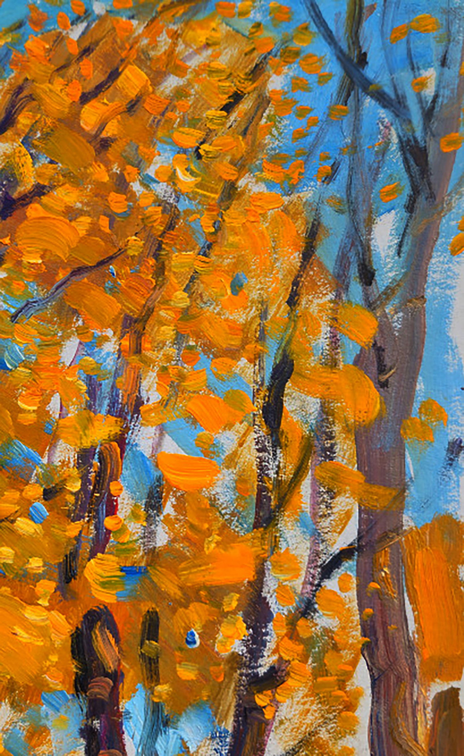 Oil painting A warm autumn day Yuri Shkrob - 3