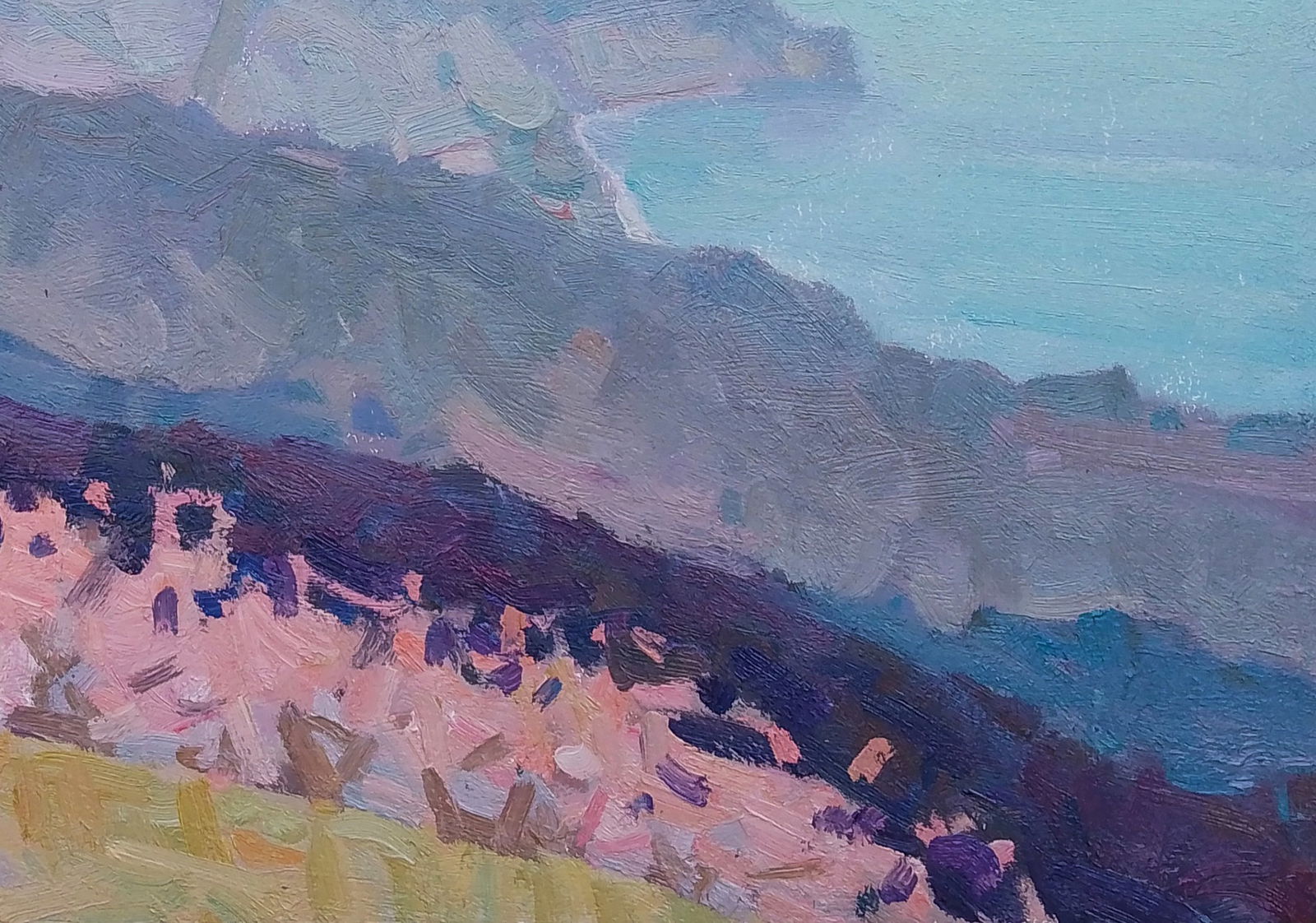 Oil painting Mountain daylight Igor Tuzhikov - 2