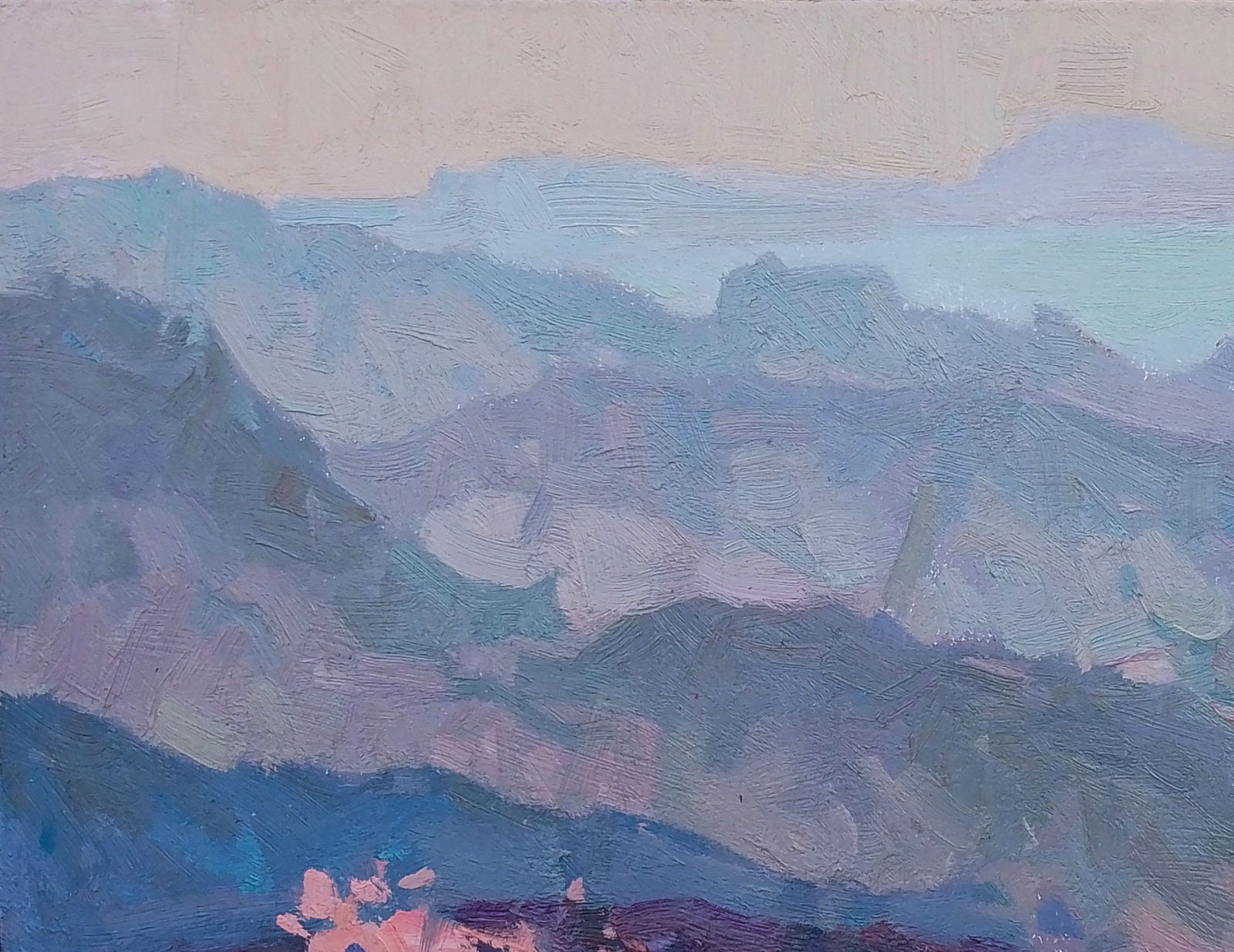 Oil painting Mountain daylight Igor Tuzhikov - 4