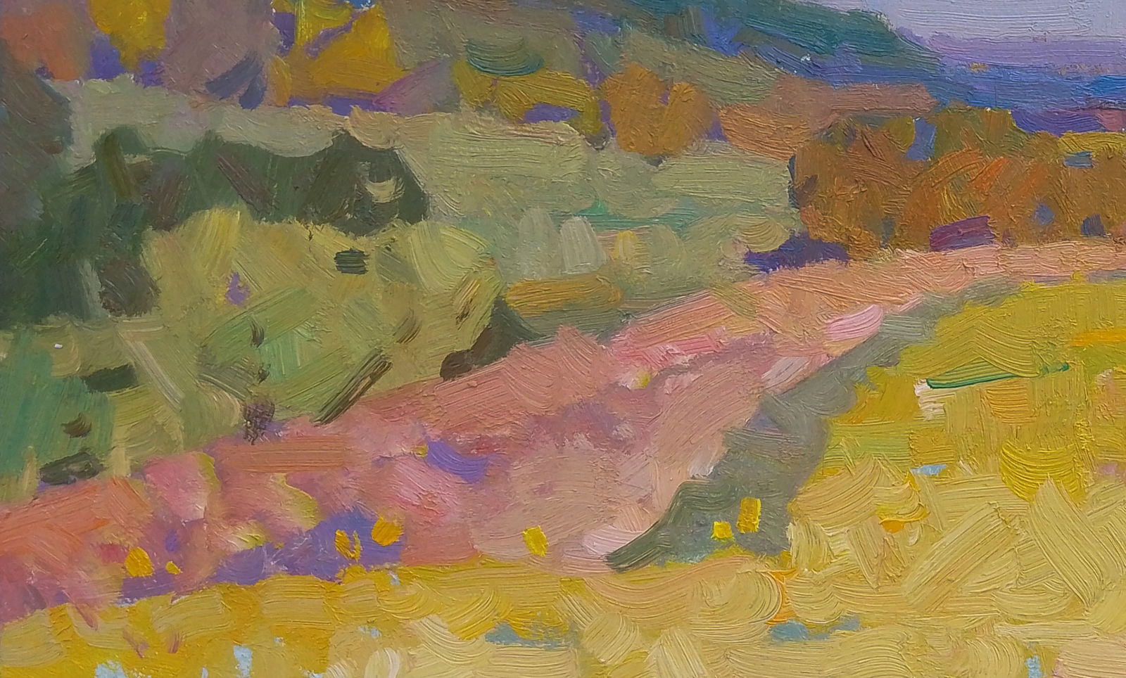 Oil painting October autumn light Igor Tuzhikov - 3