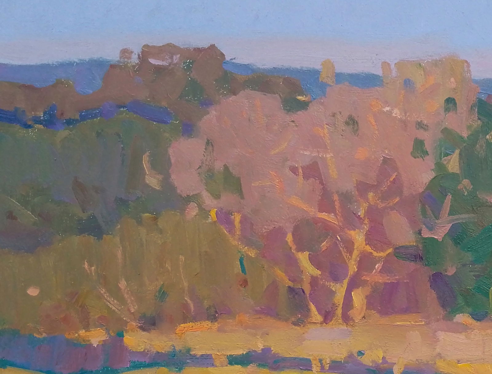 Oil painting Autumn contrasts fields Igor Tuzhikov - 4