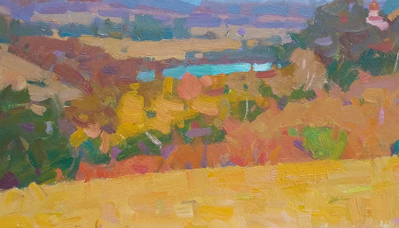 Oil painting A hot summer evening Igor Tuzhikov - 6