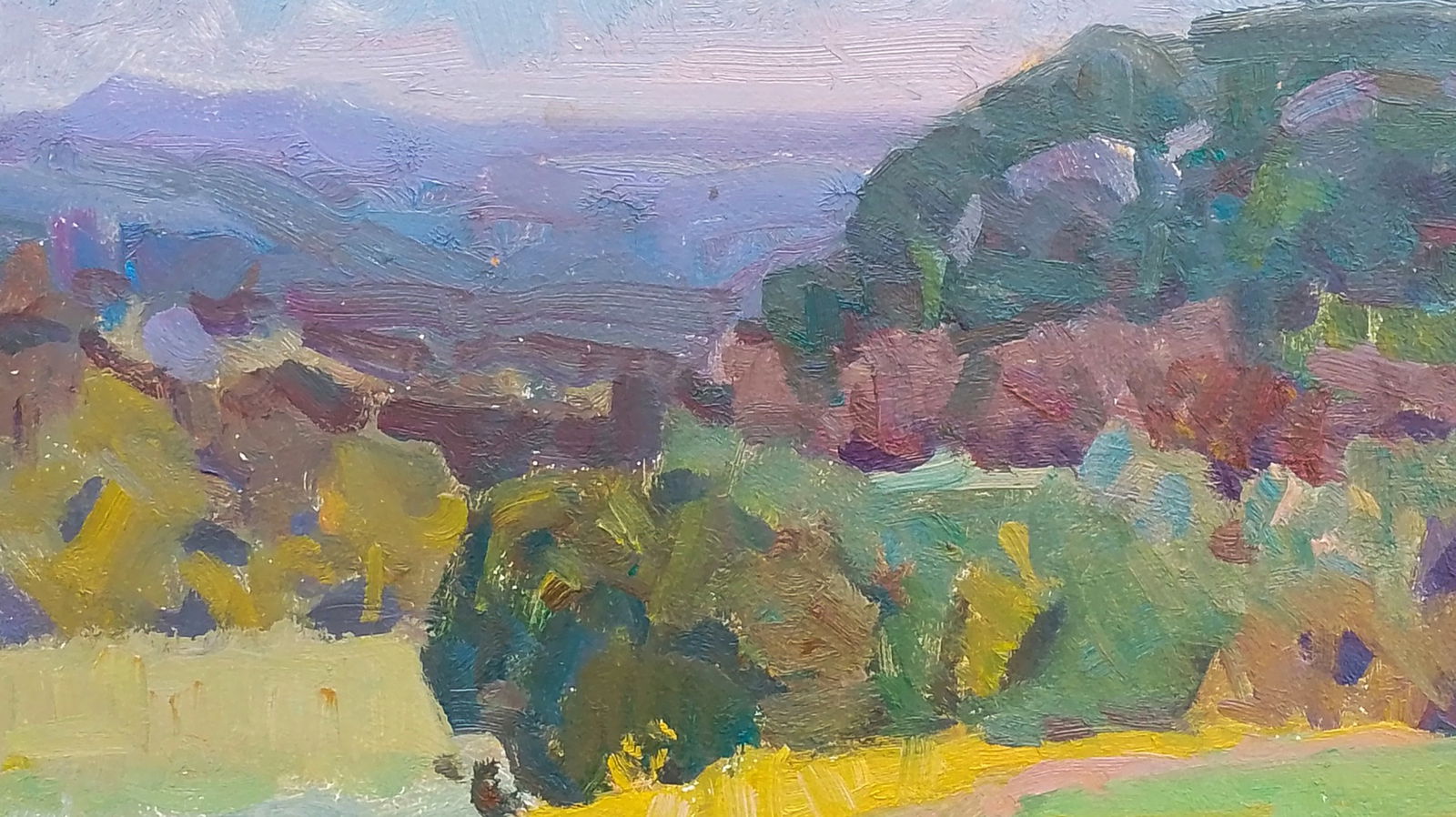 Oil painting Bright evening sun Igor Tuzhikov - 6