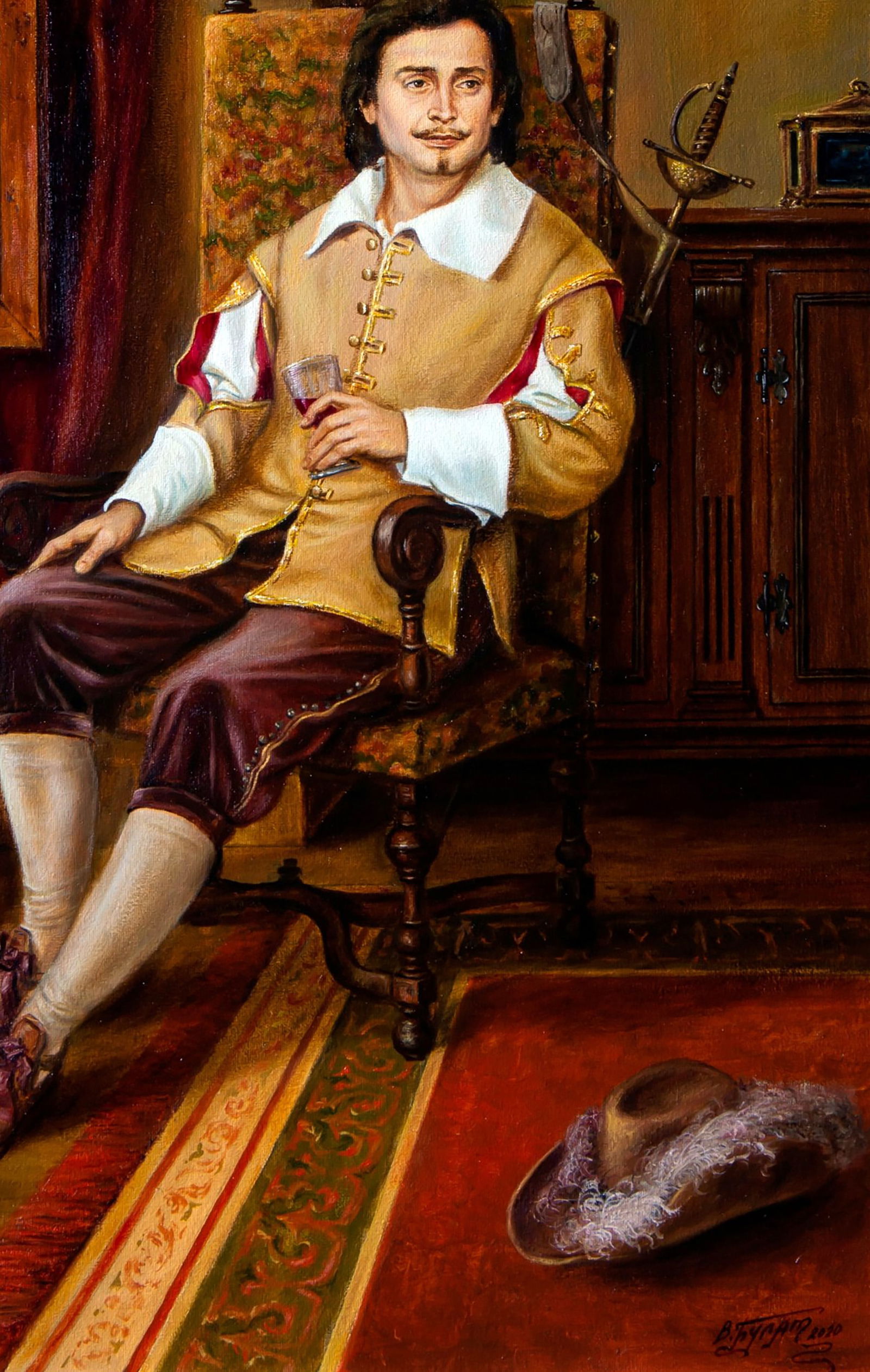 Oil painting In anticipation Valeriy Bulat - 7